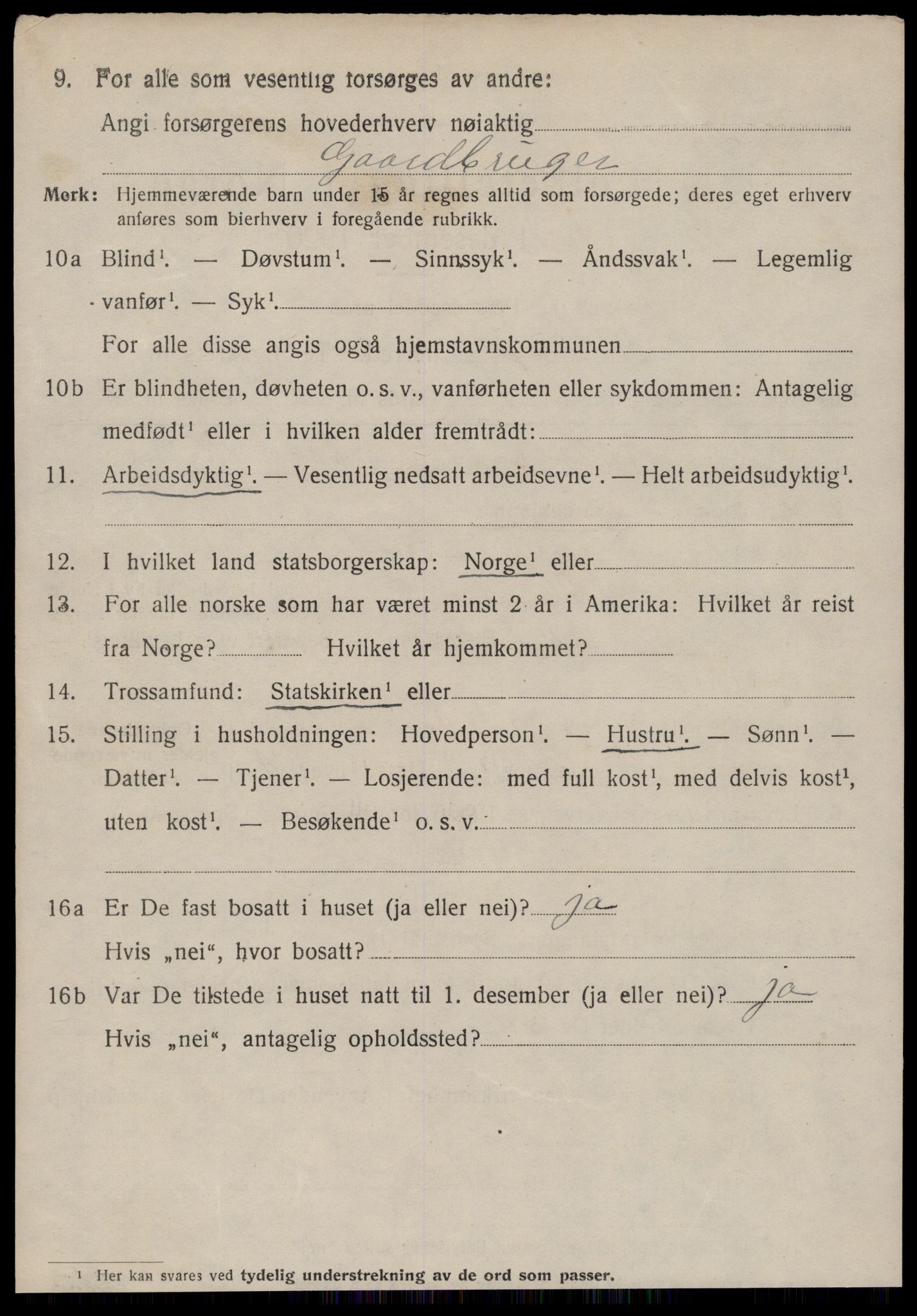 SAT, 1920 census for Skodje, 1920, p. 2622