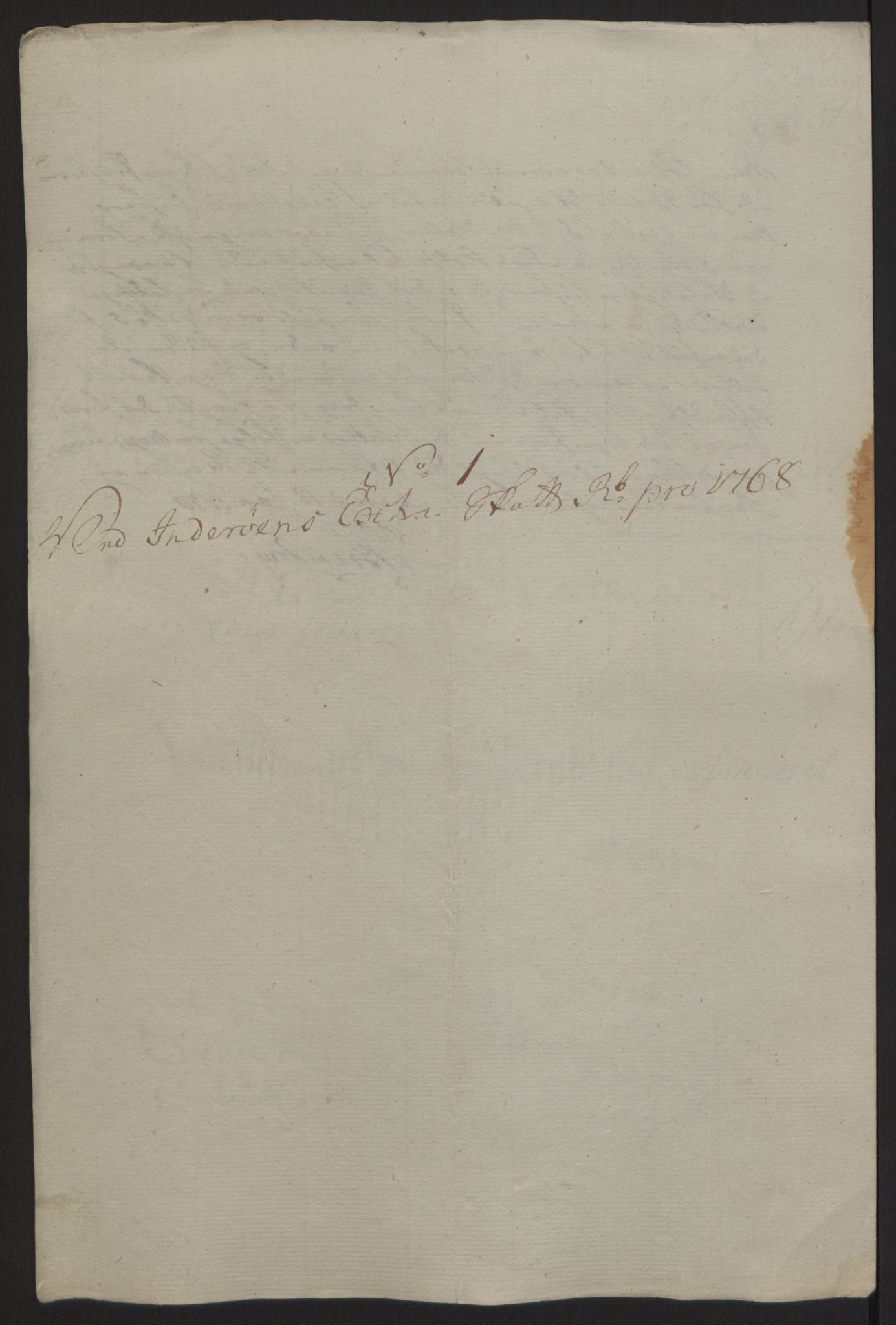 Rentekammeret inntil 1814, Reviderte regnskaper, Fogderegnskap, RA/EA-4092/R63/L4420: Ekstraskatten Inderøy, 1762-1772, p. 250