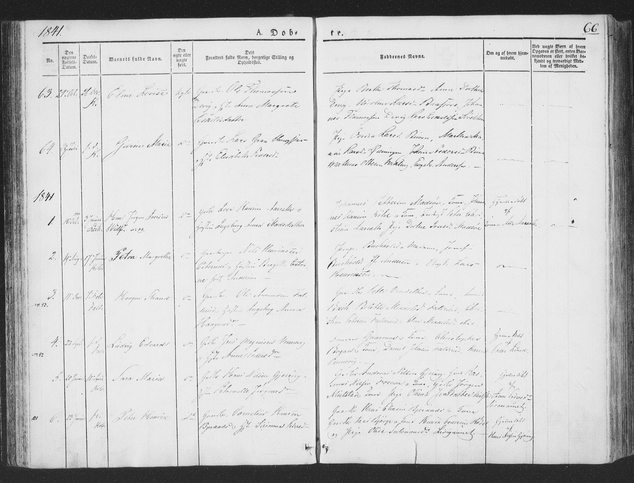 Ministerialprotokoller, klokkerbøker og fødselsregistre - Nord-Trøndelag, SAT/A-1458/780/L0639: Parish register (official) no. 780A04, 1830-1844, p. 66