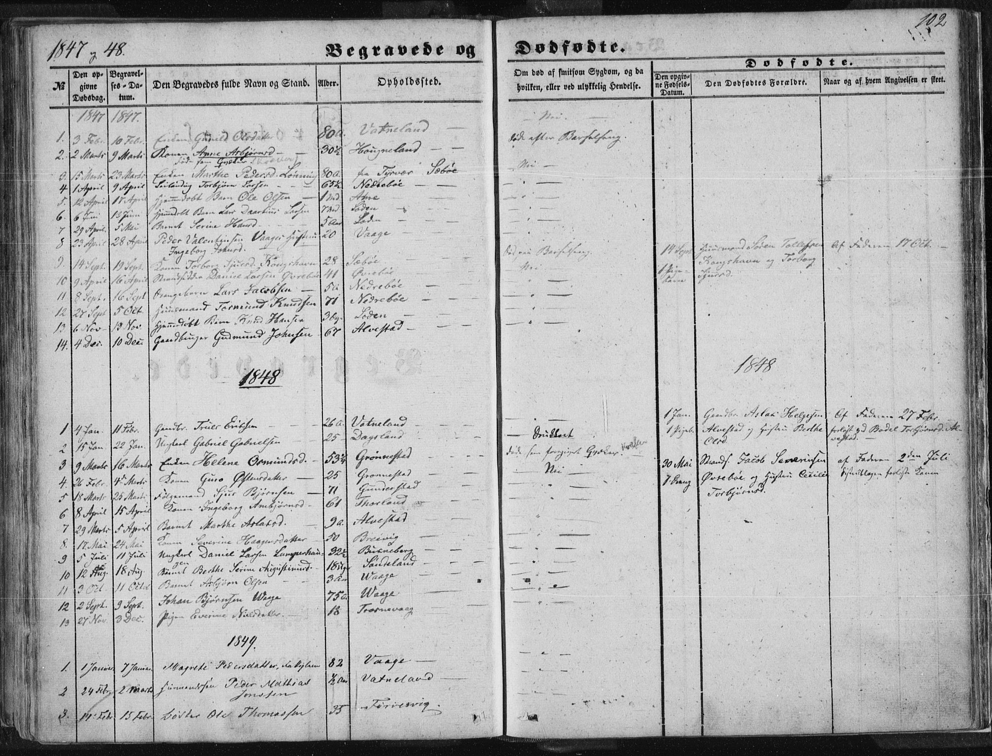 Tysvær sokneprestkontor, SAST/A -101864/H/Ha/Haa/L0002: Parish register (official) no. A 2, 1847-1856, p. 102