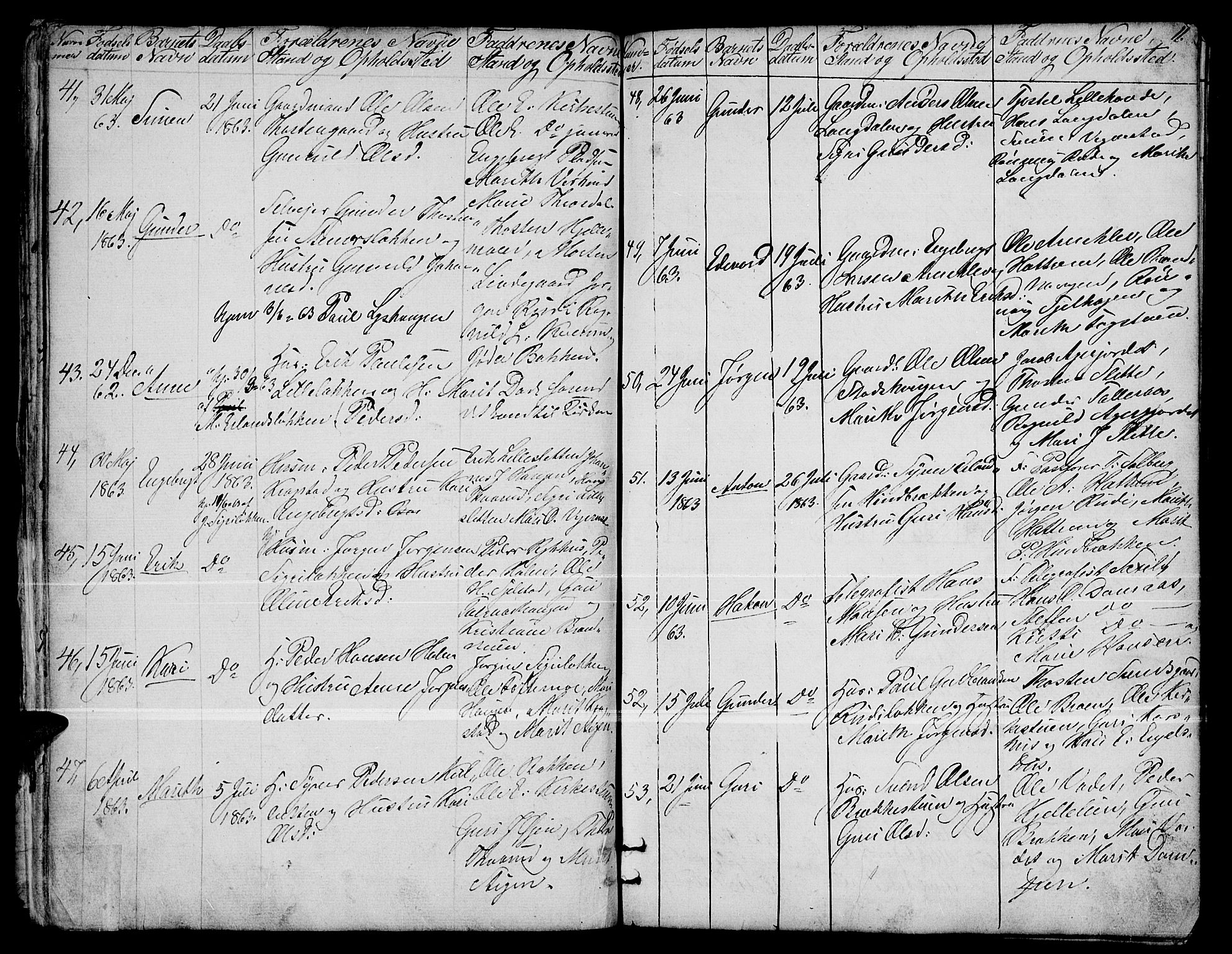 Dovre prestekontor, SAH/PREST-066/H/Ha/Hab/L0001: Parish register (copy) no. 1, 1862-1880, p. 11