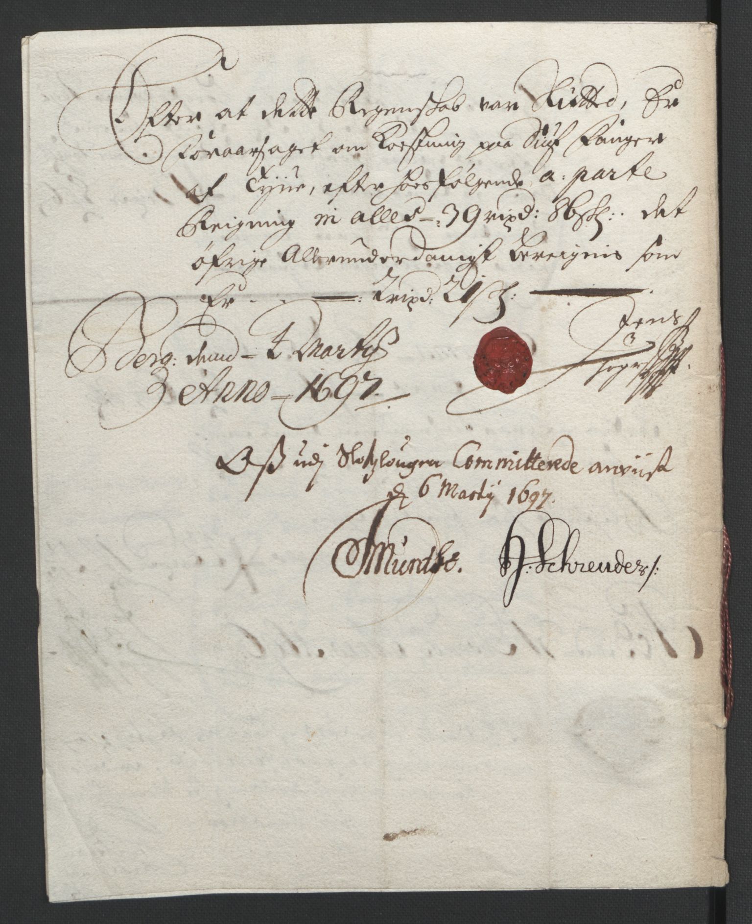 Rentekammeret inntil 1814, Reviderte regnskaper, Fogderegnskap, AV/RA-EA-4092/R53/L3422: Fogderegnskap Sunn- og Nordfjord, 1695-1696, p. 284