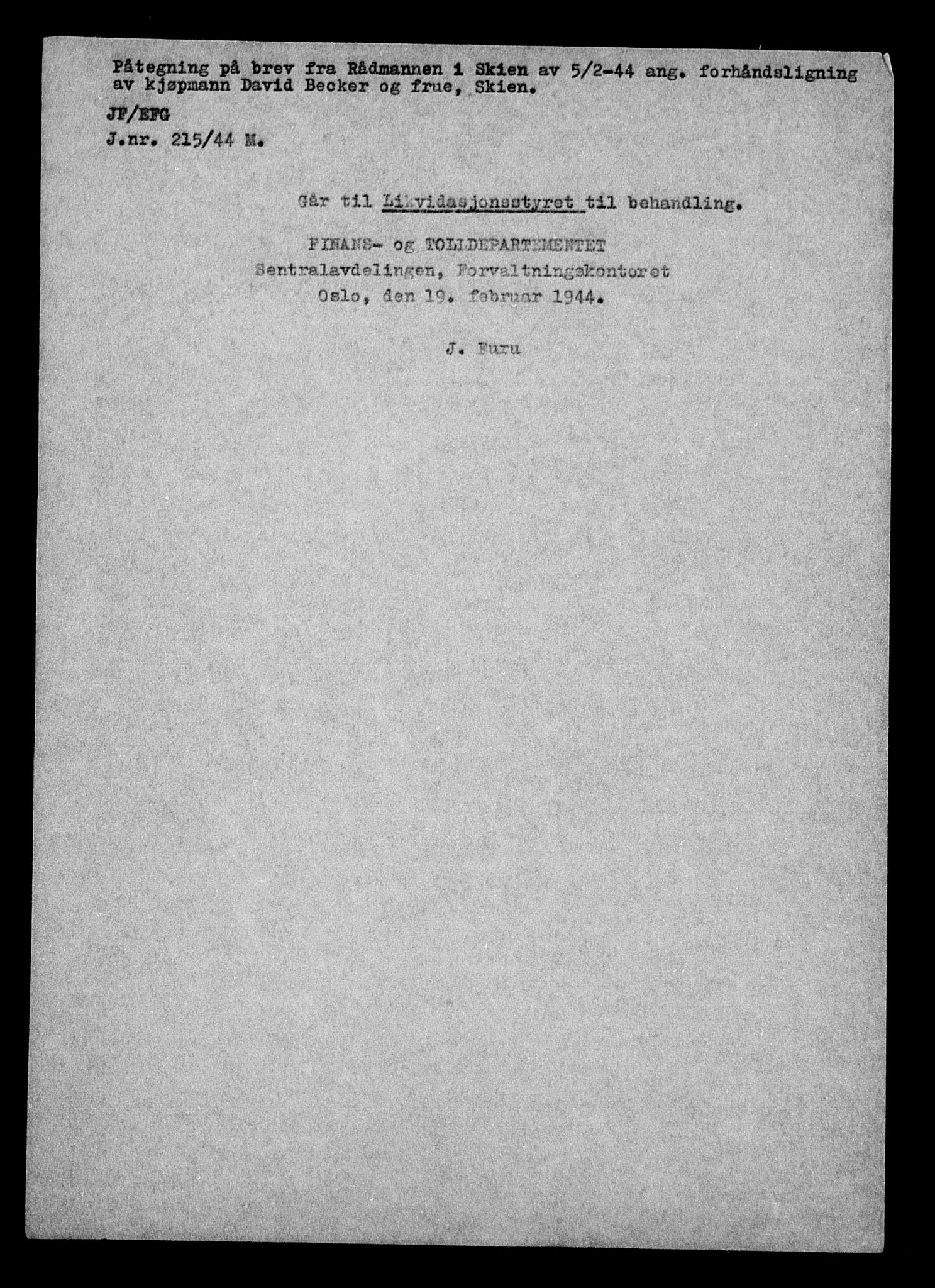 Justisdepartementet, Tilbakeføringskontoret for inndratte formuer, AV/RA-S-1564/H/Hc/Hcd/L0989: --, 1945-1947, p. 528