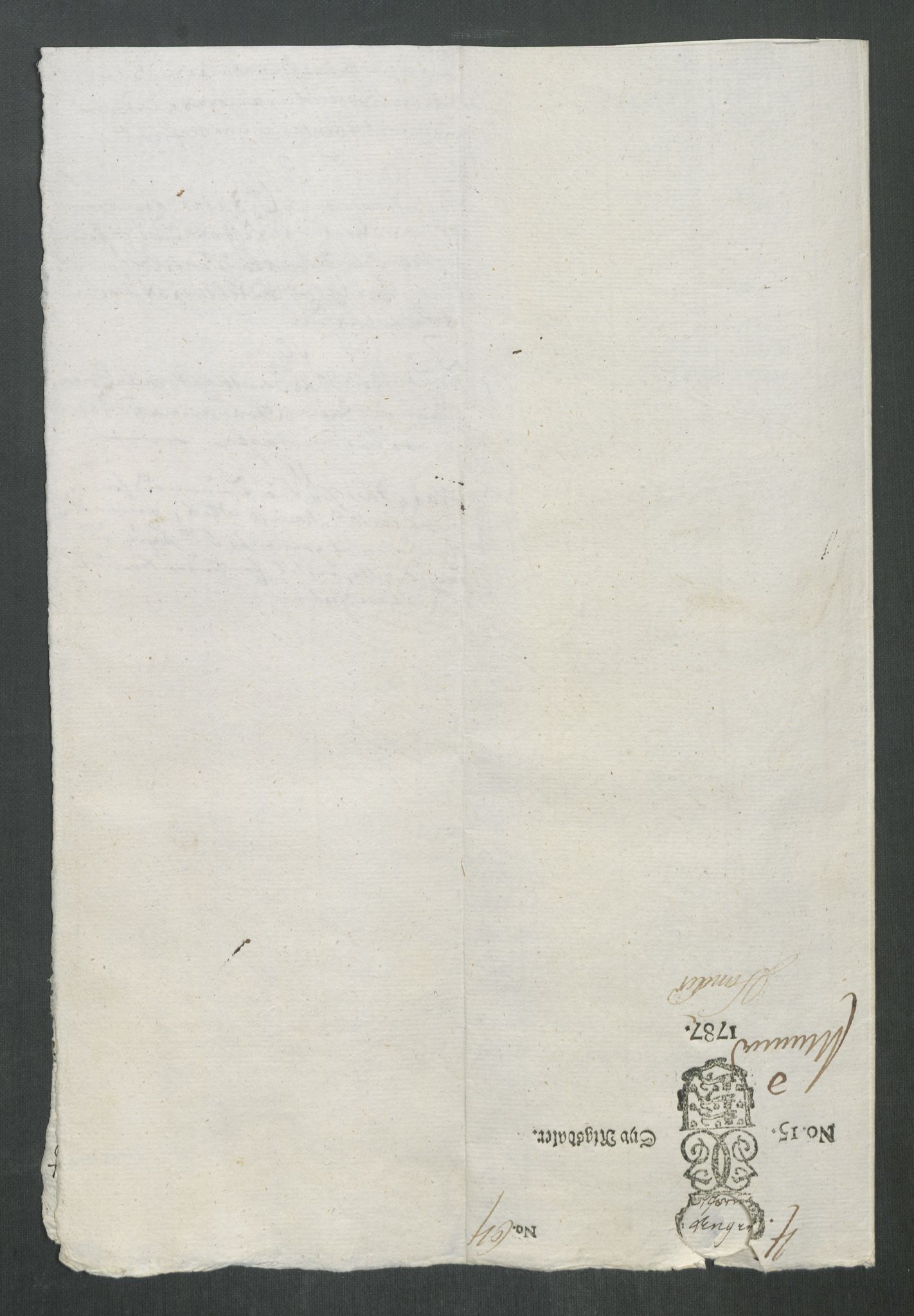 Rentekammeret inntil 1814, Reviderte regnskaper, Mindre regnskaper, AV/RA-EA-4068/Rf/Rfe/L0020: Kongsberg, Kragerø, Larvik, 1789, p. 288