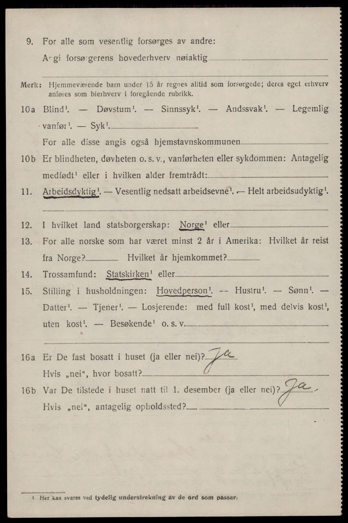 SAST, 1920 census for Høle, 1920, p. 2212