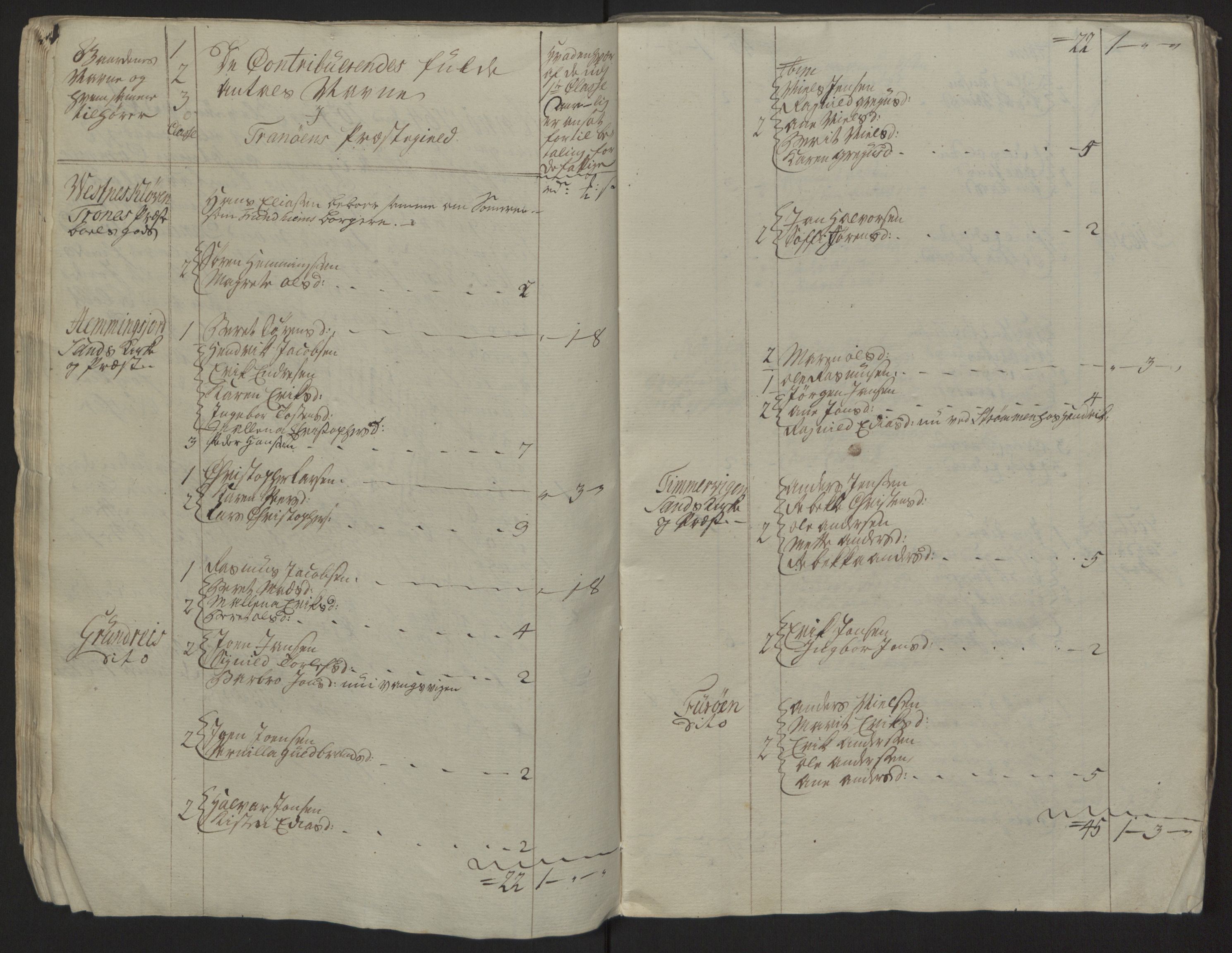 Rentekammeret inntil 1814, Reviderte regnskaper, Fogderegnskap, AV/RA-EA-4092/R68/L4845: Ekstraskatten Senja og Troms, 1762-1765, p. 250