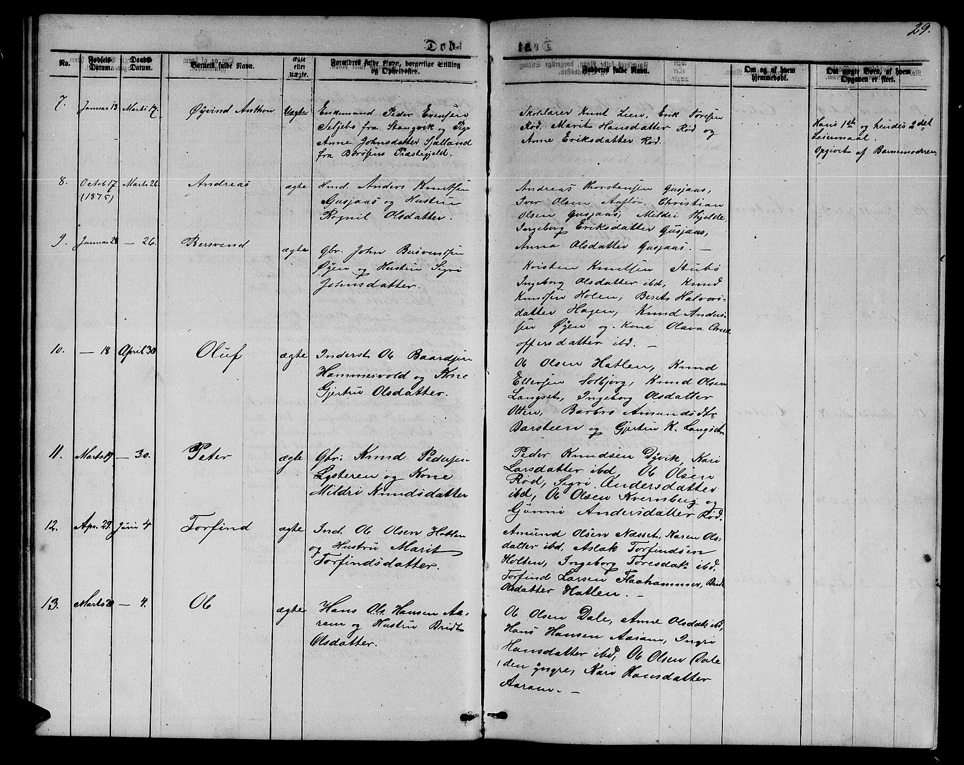 Ministerialprotokoller, klokkerbøker og fødselsregistre - Møre og Romsdal, AV/SAT-A-1454/551/L0630: Parish register (copy) no. 551C02, 1867-1885, p. 29