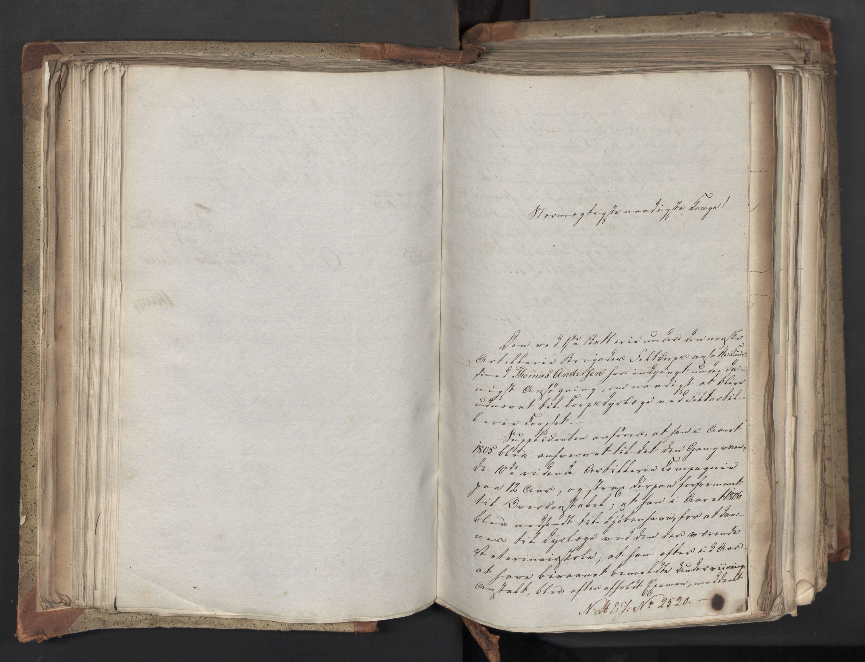 Statsrådsavdelingen i Stockholm, AV/RA-S-1003/D/Da/L0042: Regjeringsinnstillinger nr. 2467-2705, 1825, p. 157
