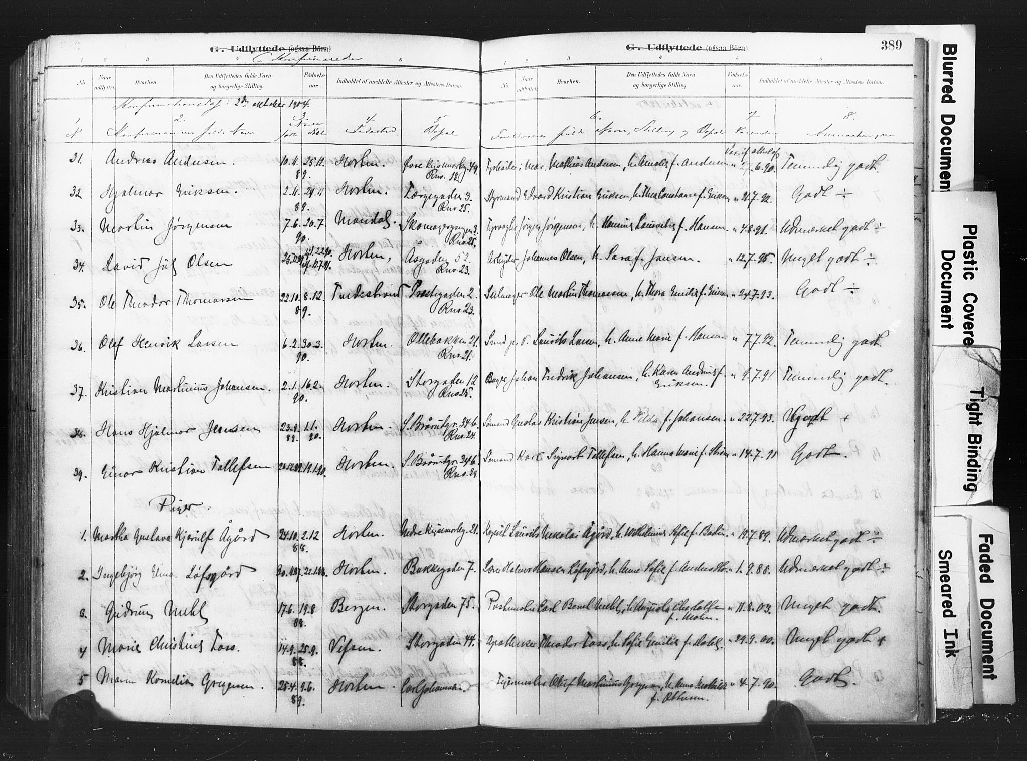 Horten kirkebøker, AV/SAKO-A-348/F/Fa/L0005: Parish register (official) no. 5, 1896-1904, p. 389