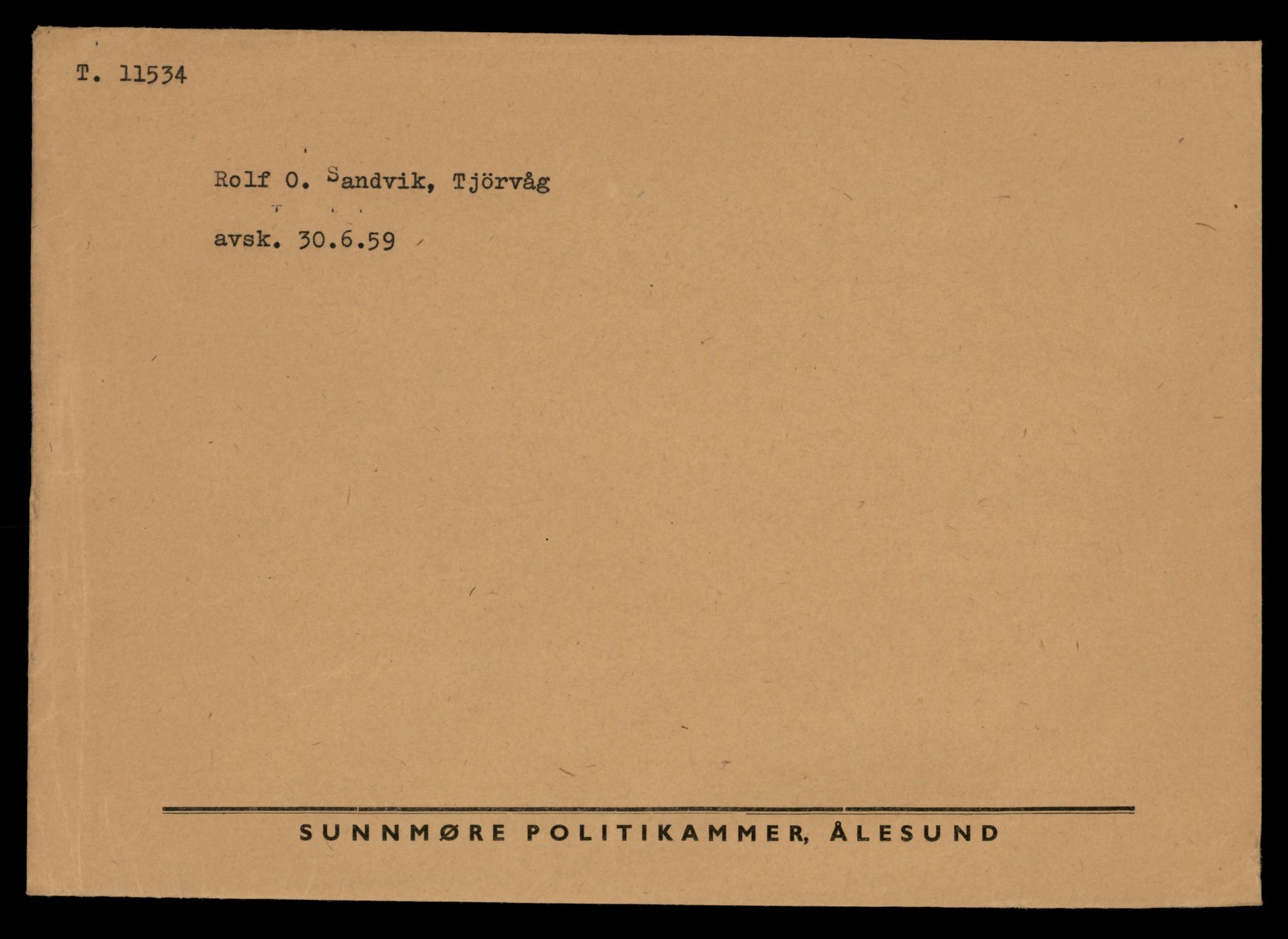 Møre og Romsdal vegkontor - Ålesund trafikkstasjon, AV/SAT-A-4099/F/Fe/L0029: Registreringskort for kjøretøy T 11430 - T 11619, 1927-1998, p. 1844