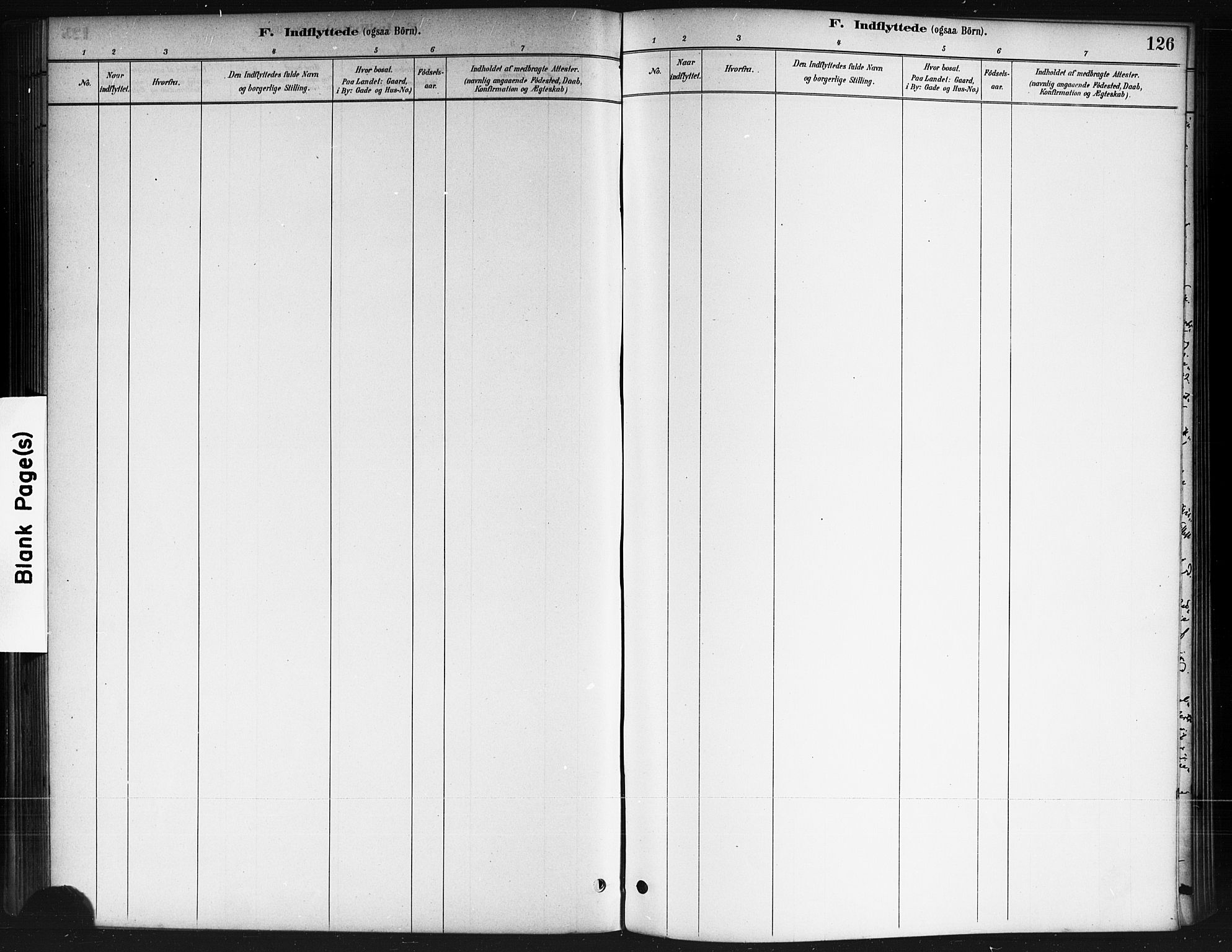 Ås prestekontor Kirkebøker, SAO/A-10894/F/Fb/L0001: Parish register (official) no. II 1, 1881-1895, p. 126