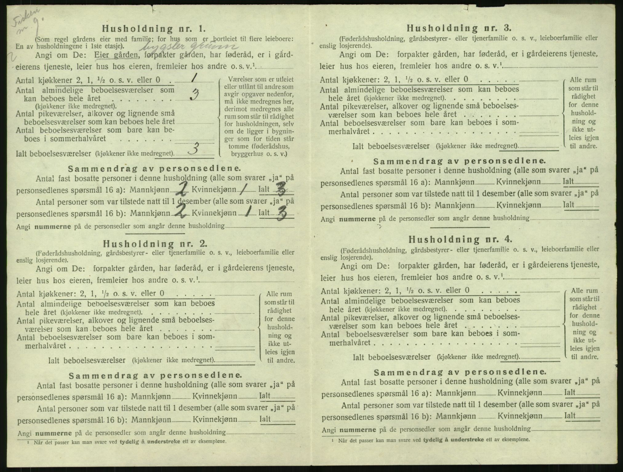 SAT, 1920 census for Vigra, 1920, p. 81