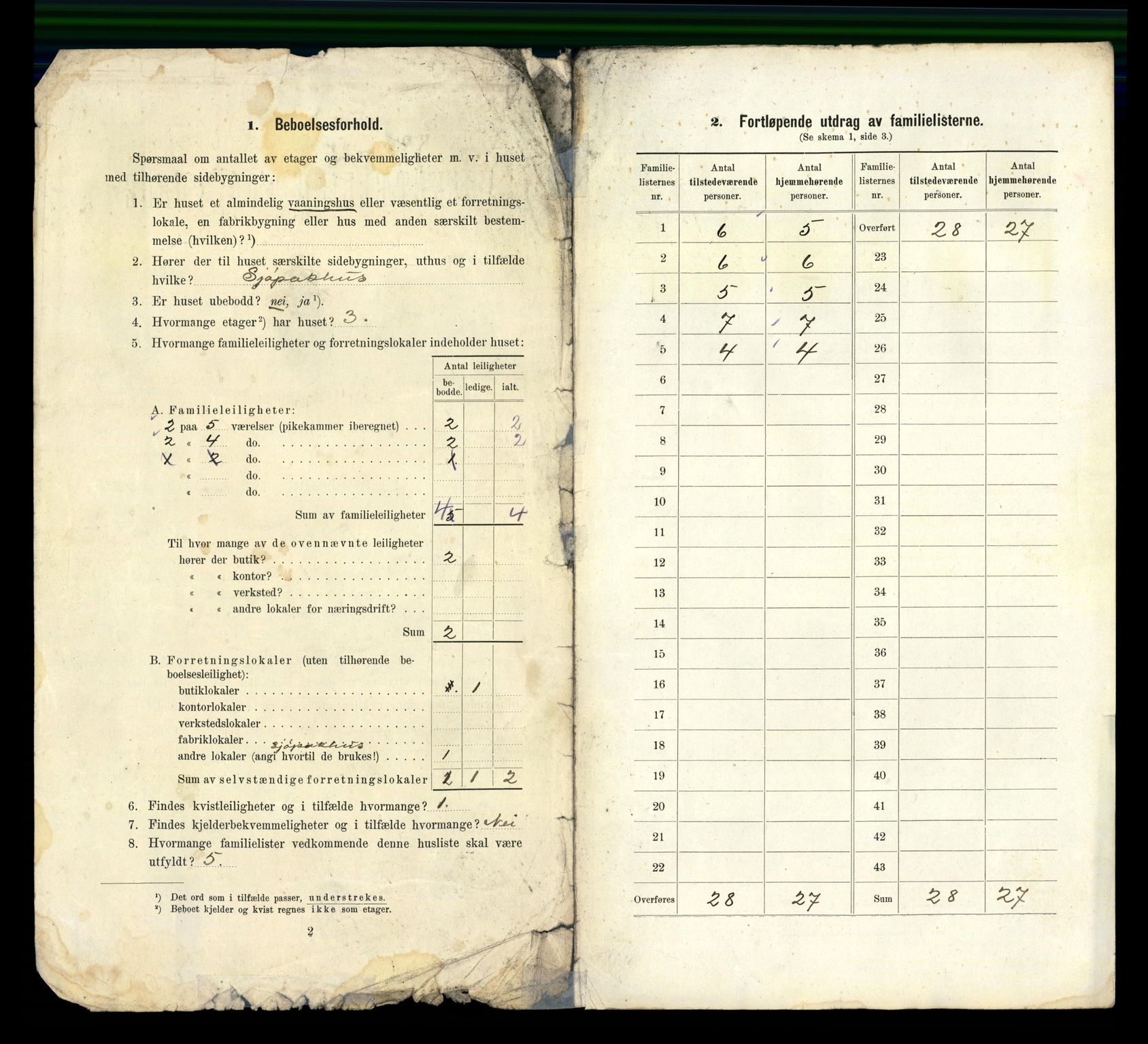 RA, 1910 census for Ålesund, 1910, p. 4758