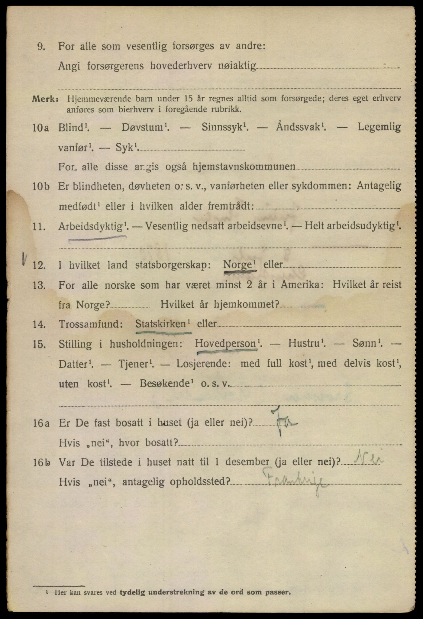 SAO, 1920 census for Kristiania, 1920, p. 511396