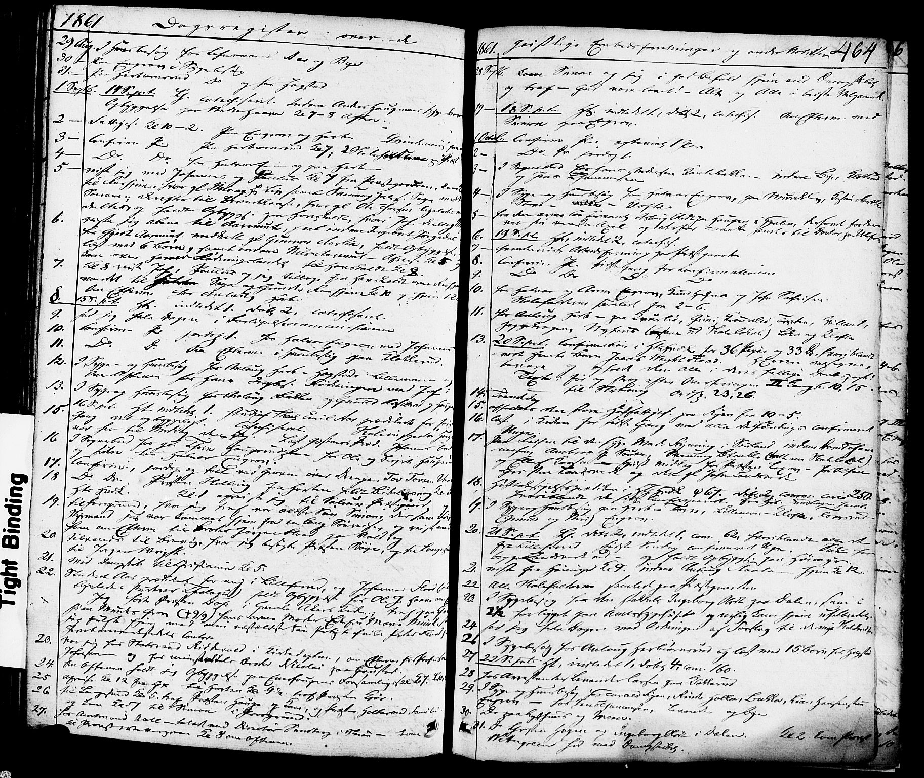 Heddal kirkebøker, AV/SAKO-A-268/F/Fa/L0006: Parish register (official) no. I 6, 1837-1854, p. 464