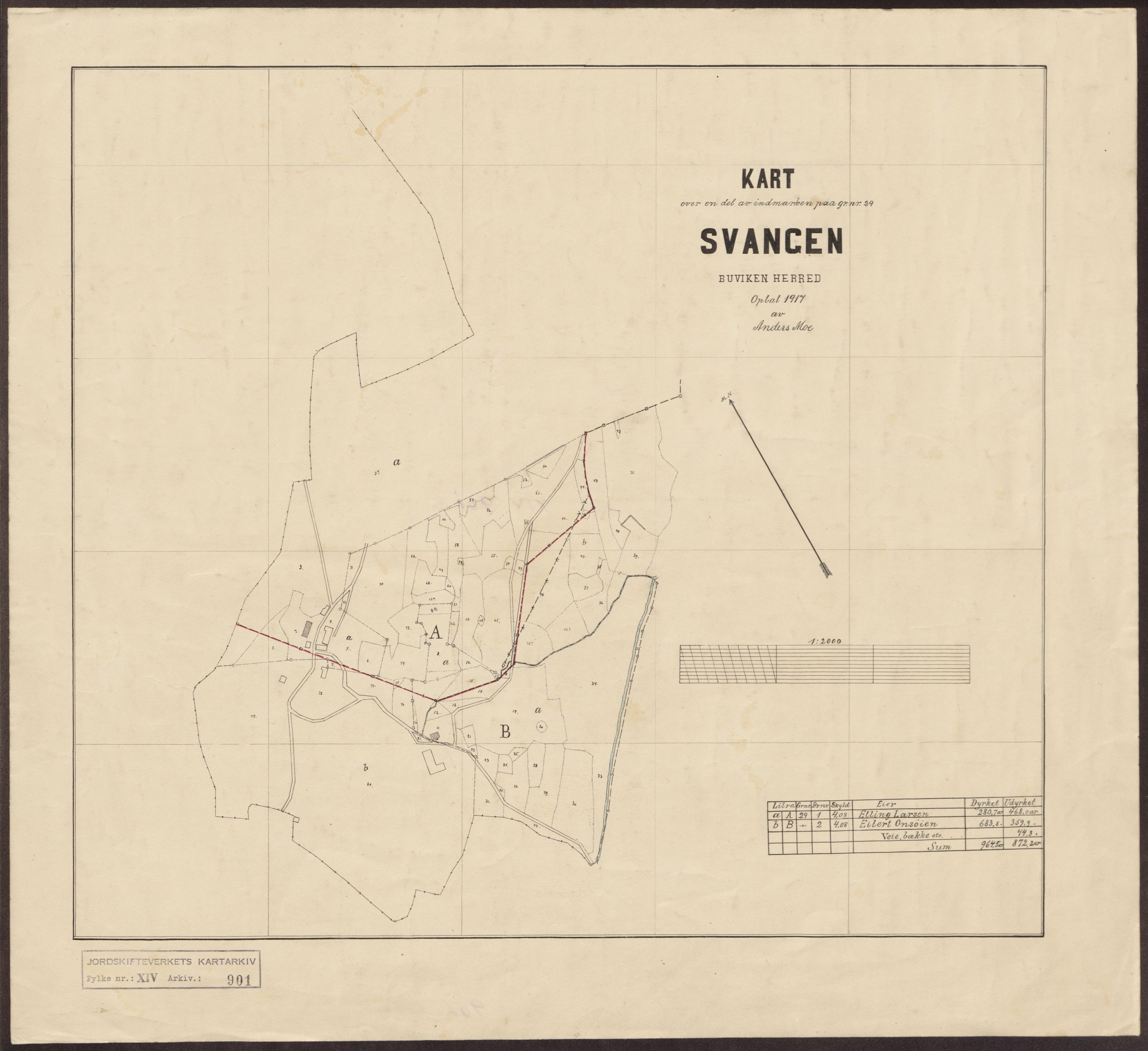 Jordskifteverkets kartarkiv, AV/RA-S-3929/T, 1859-1988, p. 1431
