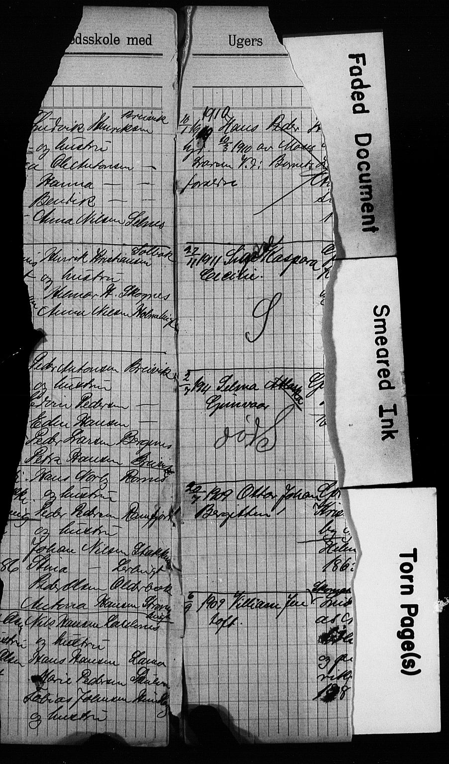 Lyngen sokneprestembete, AV/SATØ-S-1289/H/Ha/L0052/0001: Baptism register no. 52.1, 1895-1914