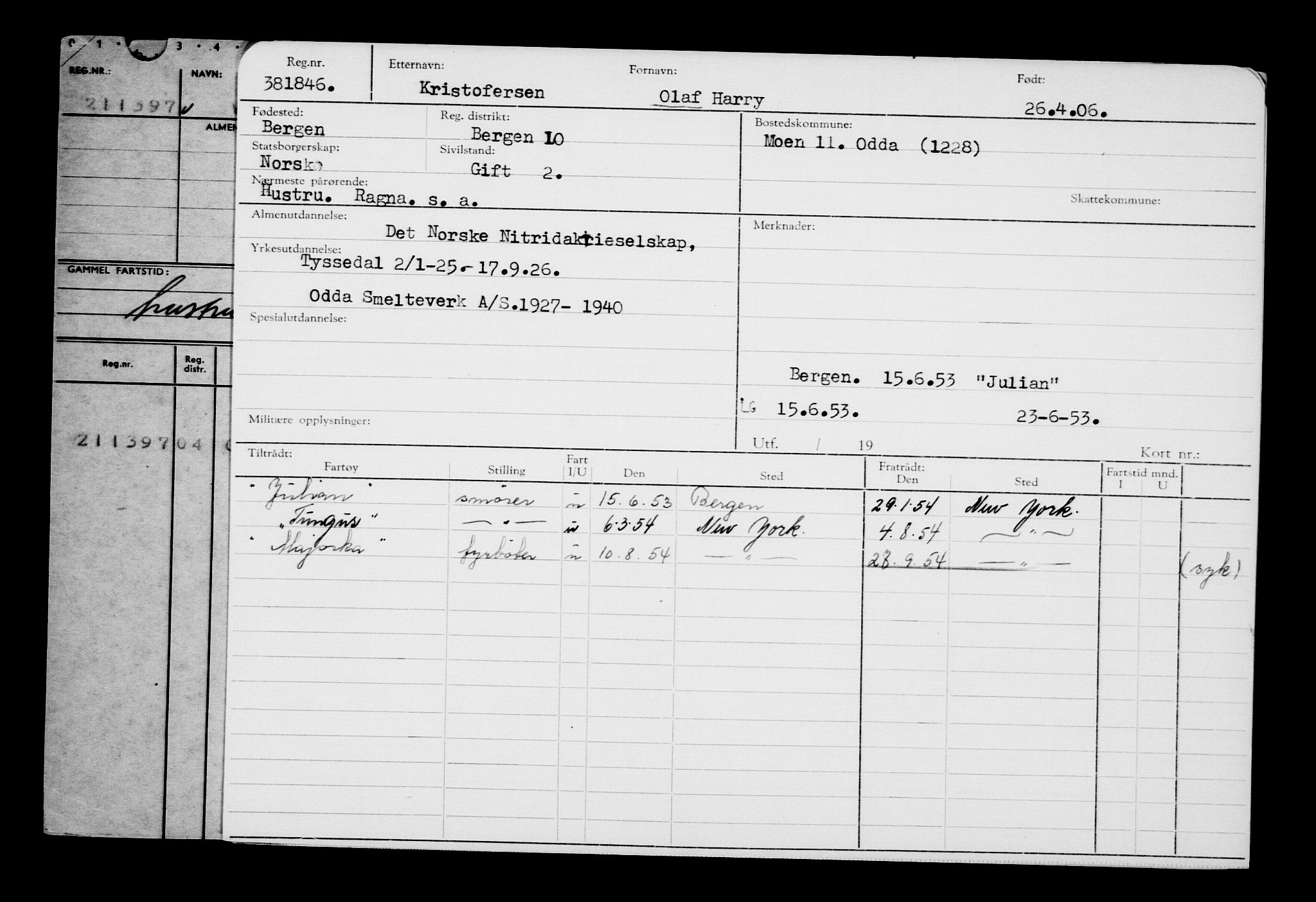 Direktoratet for sjømenn, AV/RA-S-3545/G/Gb/L0064: Hovedkort, 1906, p. 598