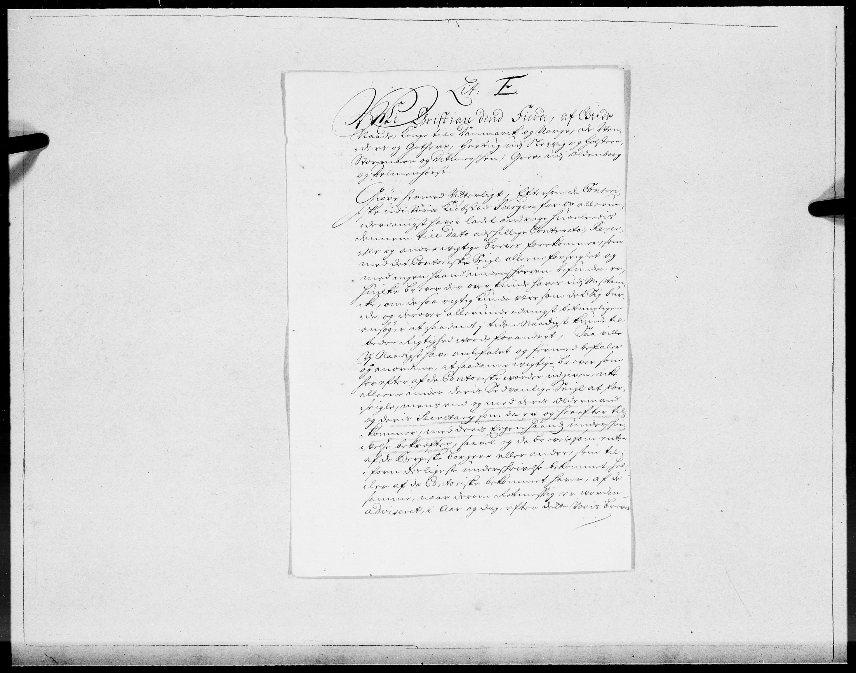 Danske Kanselli 1572-1799, AV/RA-EA-3023/F/Fc/Fcc/Fcca/L0063: Norske innlegg 1572-1799, 1707, p. 12