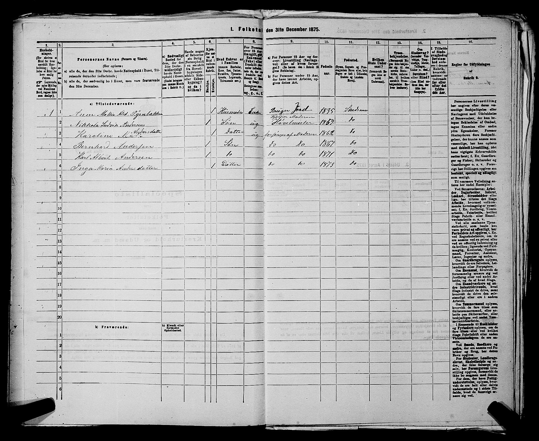 RA, 1875 census for 0231P Skedsmo, 1875, p. 584