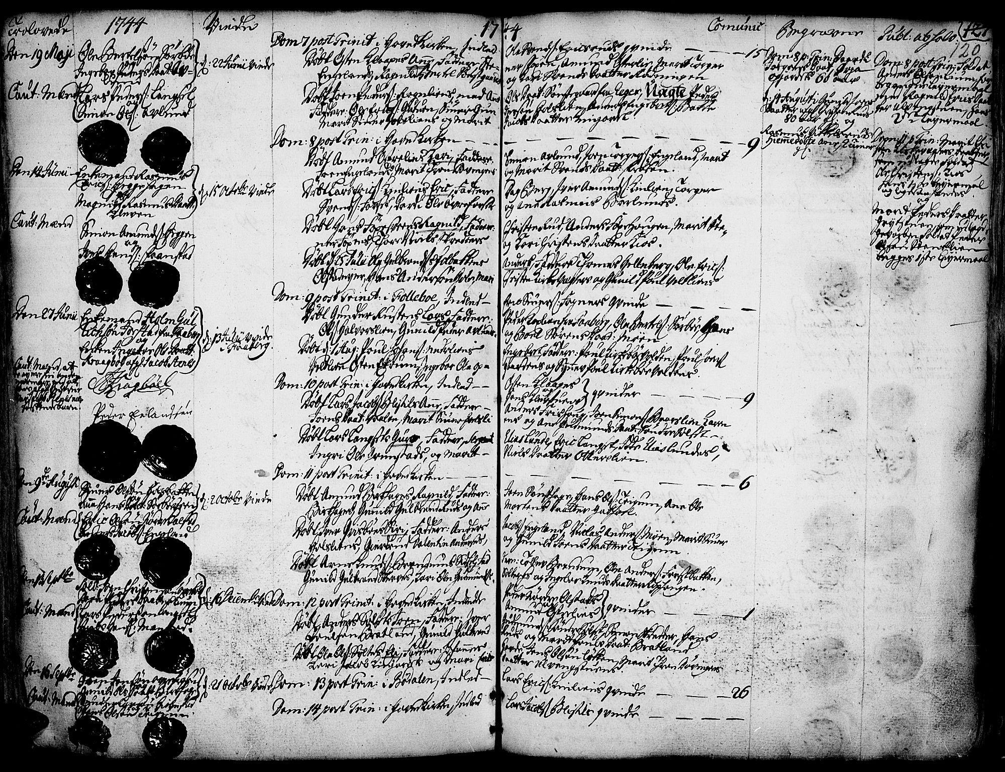 Gausdal prestekontor, AV/SAH-PREST-090/H/Ha/Haa/L0002: Parish register (official) no. 2, 1729-1757, p. 120