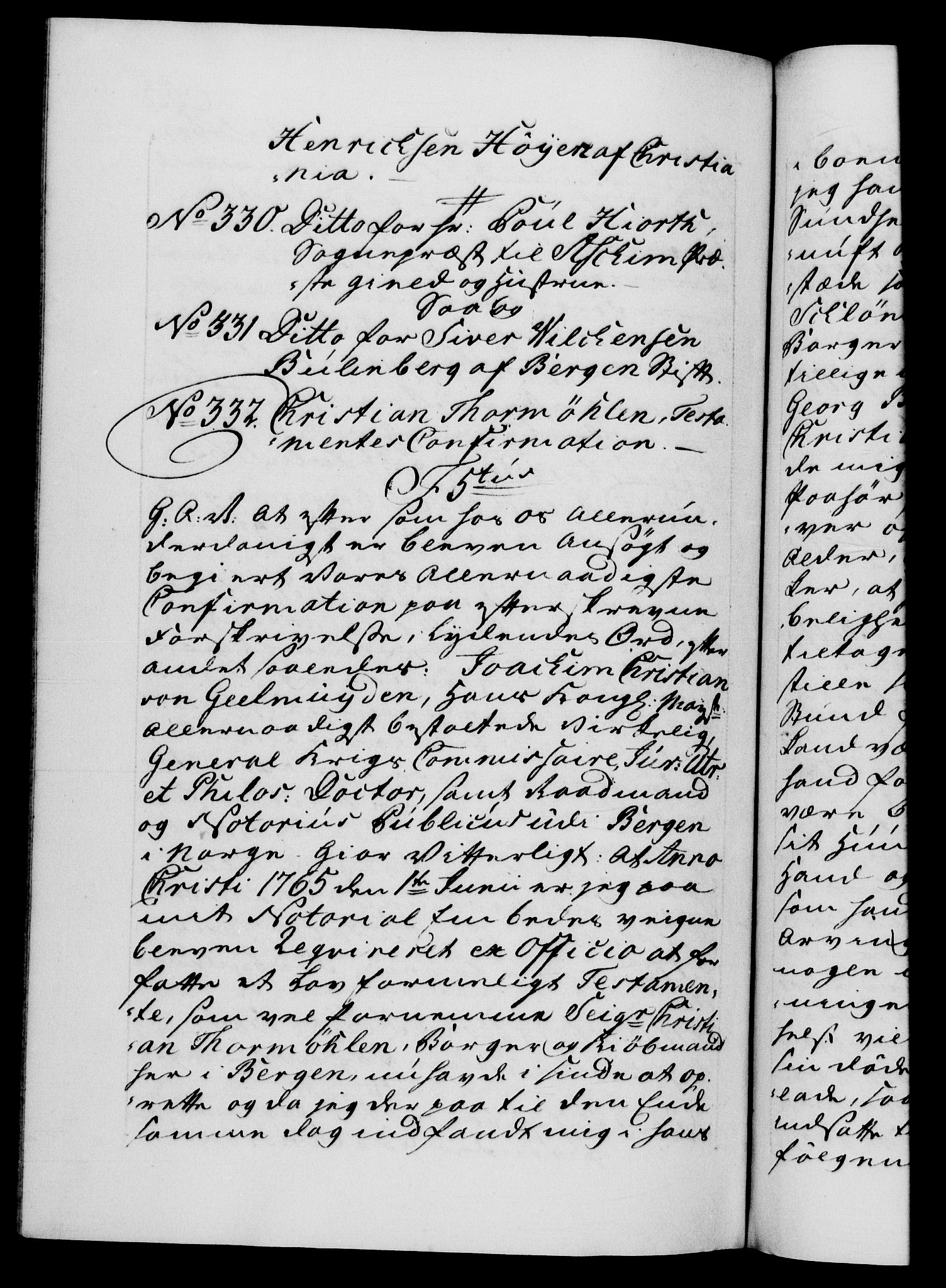 Danske Kanselli 1572-1799, RA/EA-3023/F/Fc/Fca/Fcaa/L0042: Norske registre, 1763-1766, p. 653b