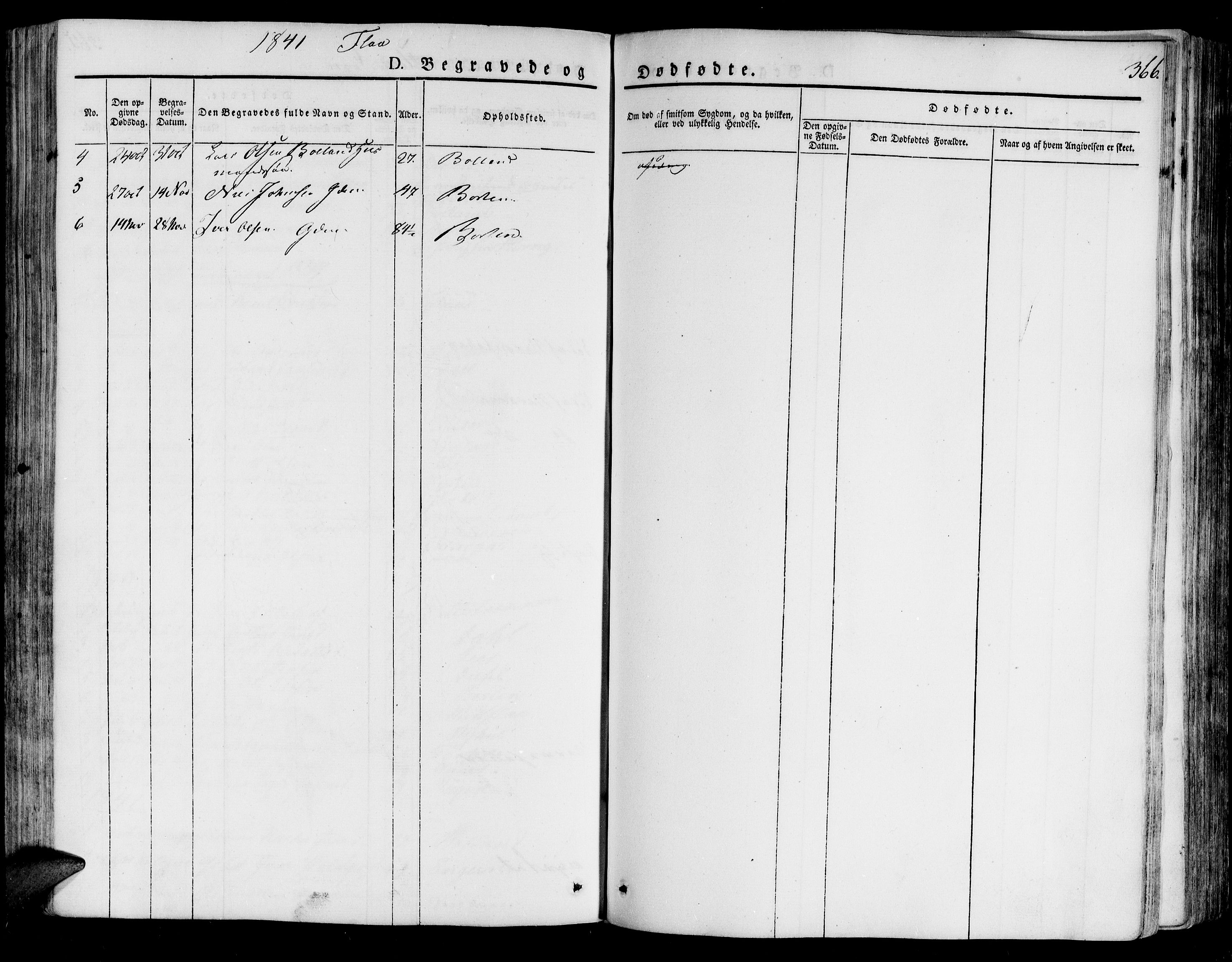 Ministerialprotokoller, klokkerbøker og fødselsregistre - Sør-Trøndelag, SAT/A-1456/691/L1072: Parish register (official) no. 691A05 /3, 1826-1841, p. 366