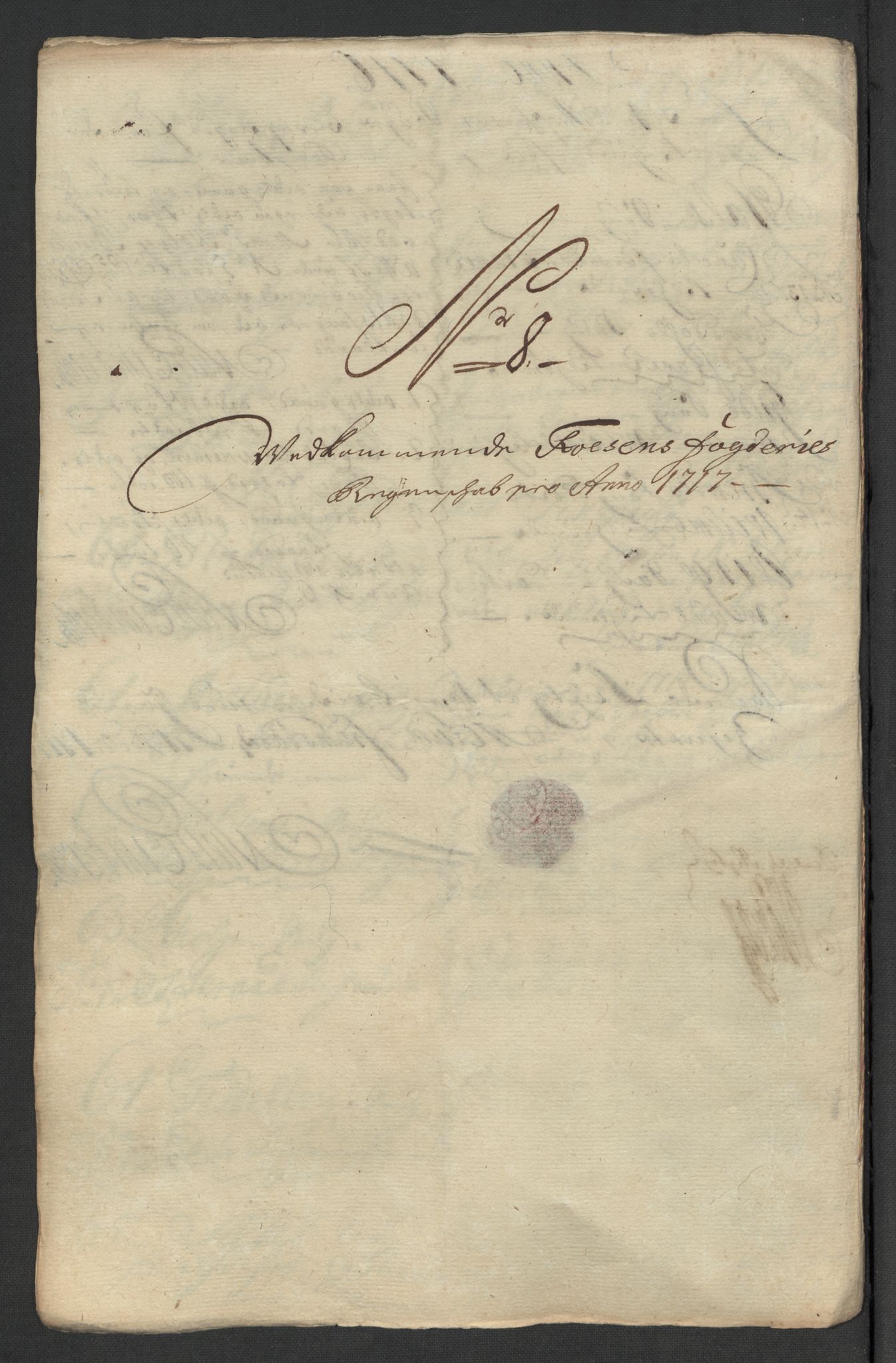 Rentekammeret inntil 1814, Reviderte regnskaper, Fogderegnskap, RA/EA-4092/R57/L3865: Fogderegnskap Fosen, 1717, p. 122