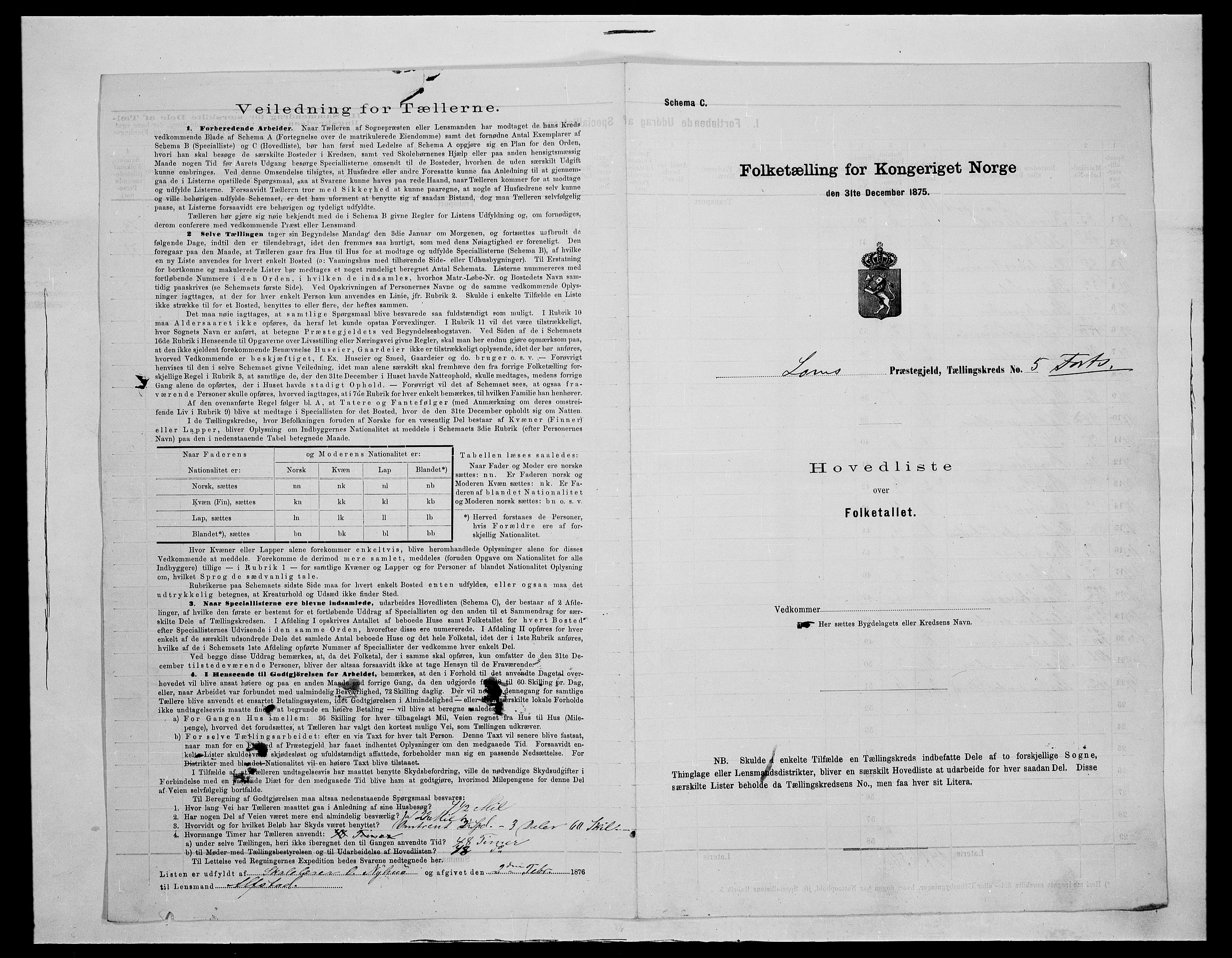 SAH, 1875 census for 0514P Lom, 1875, p. 26