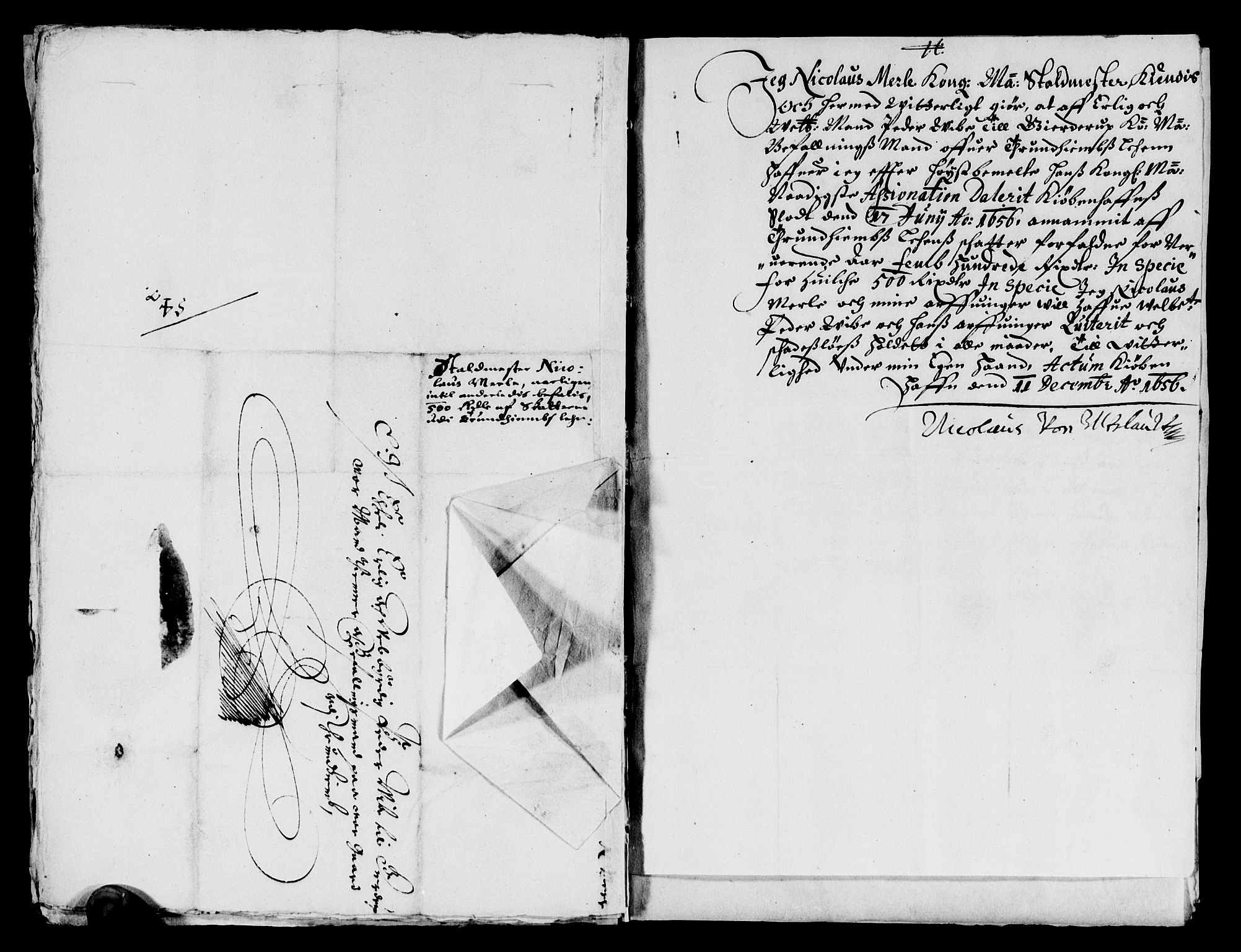 Rentekammeret inntil 1814, Reviderte regnskaper, Lensregnskaper, AV/RA-EA-5023/R/Rb/Rbw/L0128: Trondheim len, 1656-1658