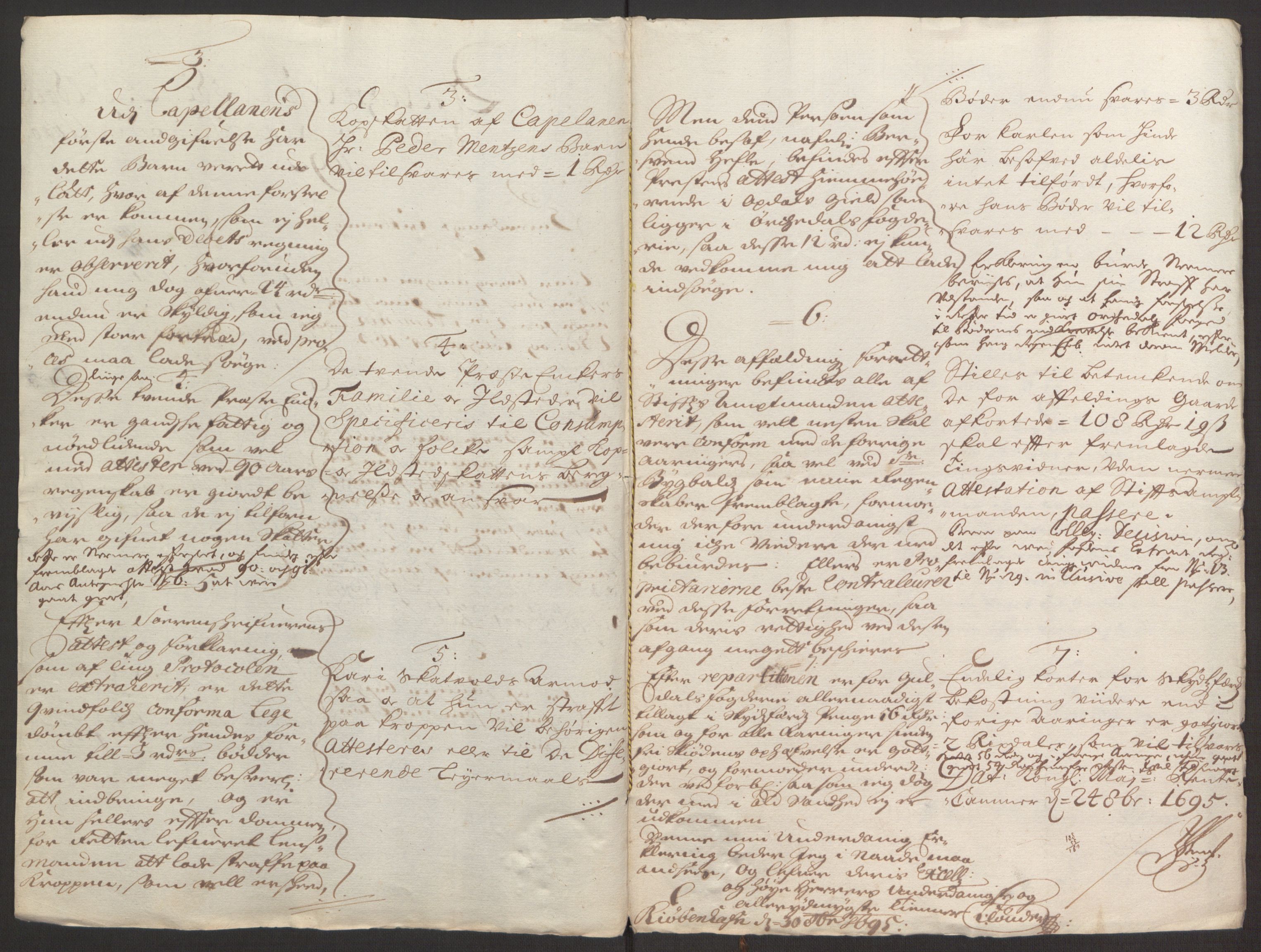 Rentekammeret inntil 1814, Reviderte regnskaper, Fogderegnskap, AV/RA-EA-4092/R59/L3942: Fogderegnskap Gauldal, 1692, p. 301