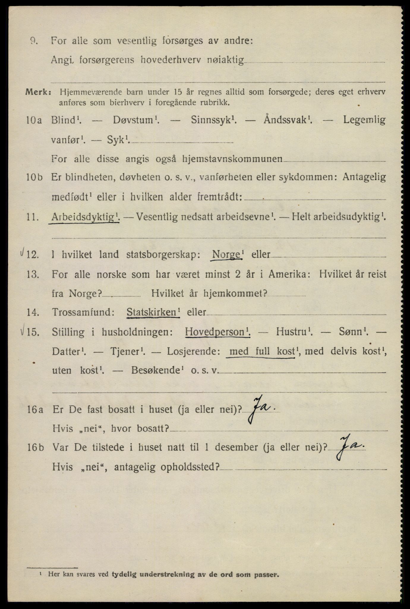 SAO, 1920 census for Kristiania, 1920, p. 339654