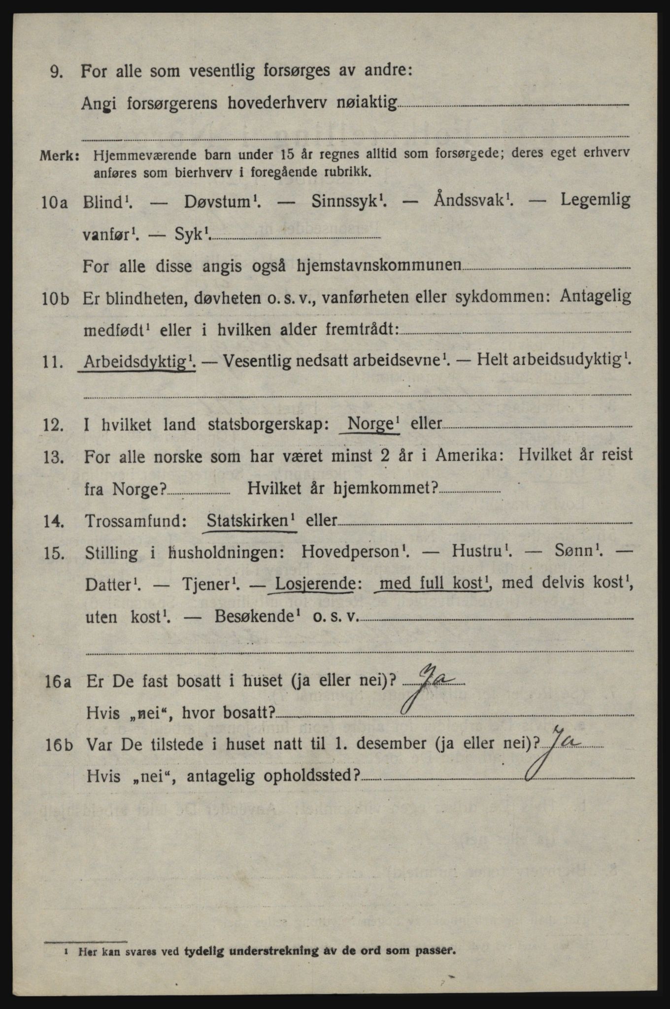 SAO, 1920 census for Berg, 1920, p. 8116