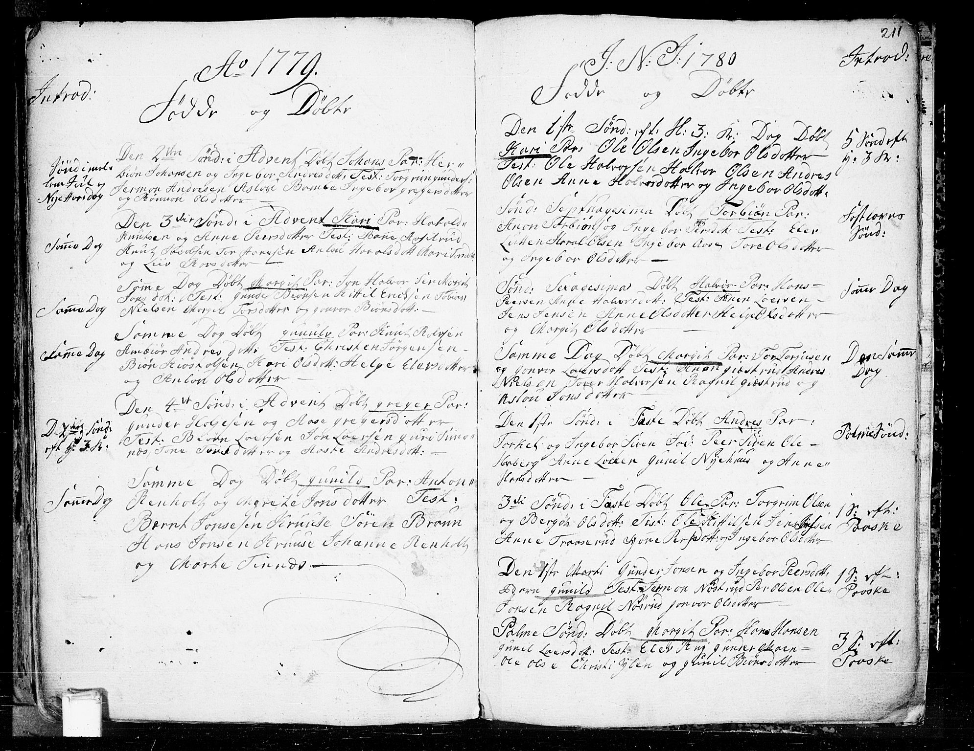 Heddal kirkebøker, SAKO/A-268/F/Fa/L0003: Parish register (official) no. I 3, 1723-1783, p. 211