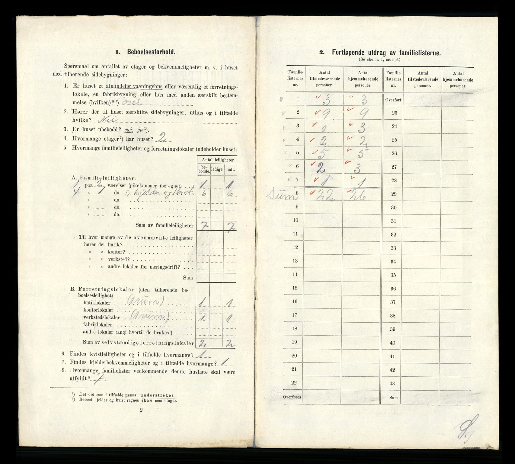 RA, 1910 census for Bergen, 1910, p. 40918