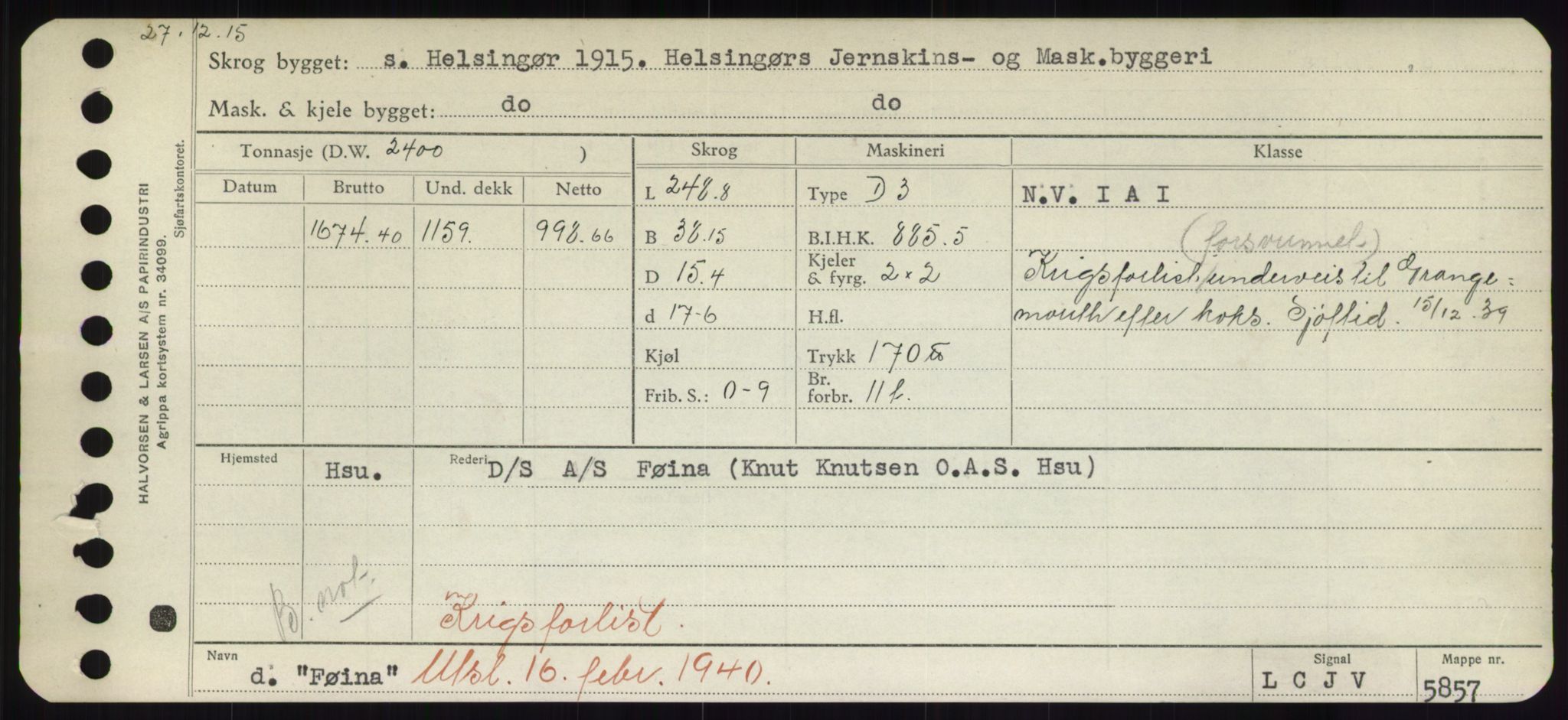 Sjøfartsdirektoratet med forløpere, Skipsmålingen, AV/RA-S-1627/H/Hd/L0011: Fartøy, Fla-Får, p. 643