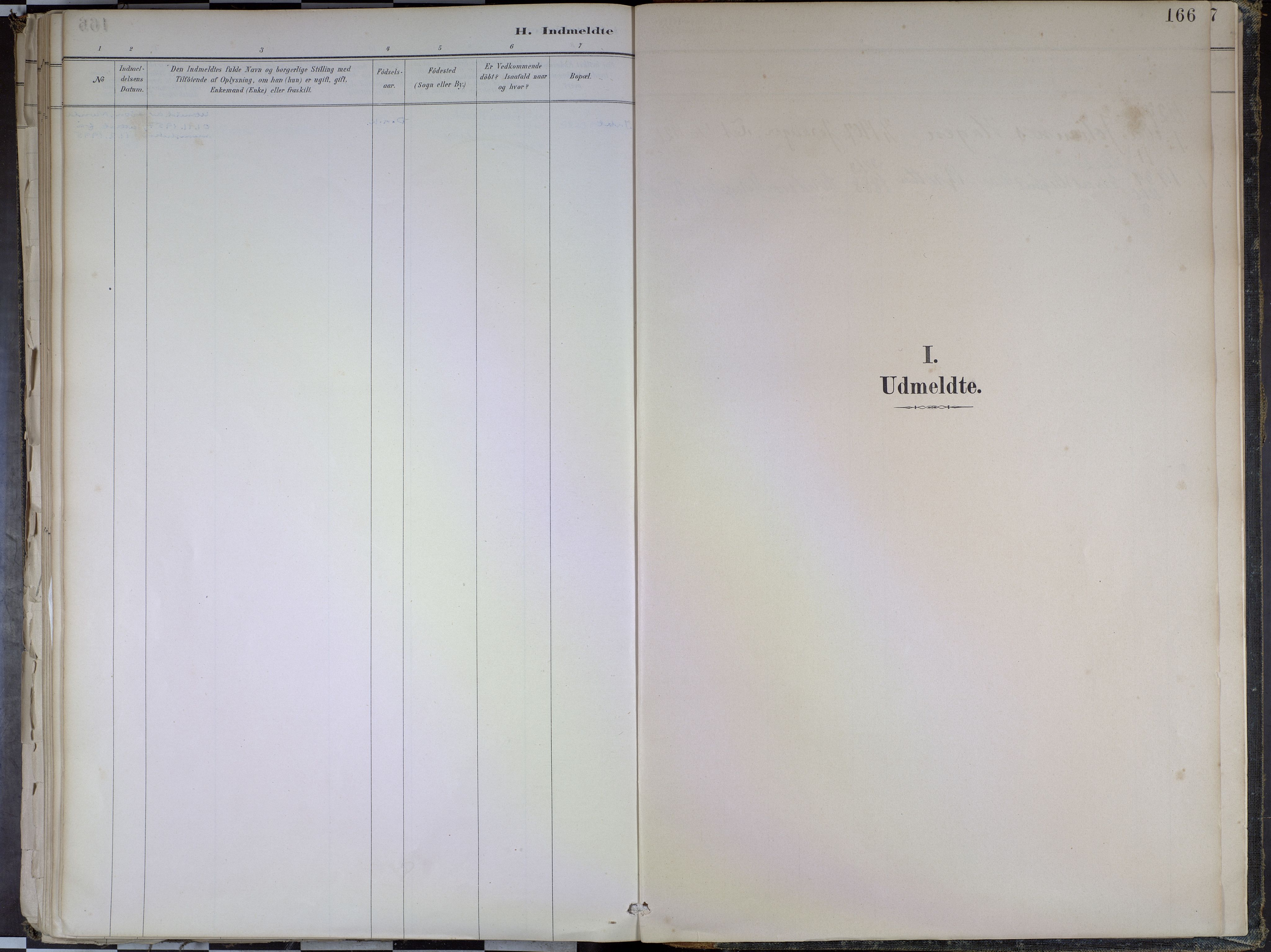 Hafslo sokneprestembete, SAB/A-80301/H/Haa/Haae/L0001: Parish register (official) no. E 1, 1886-1934, p. 166