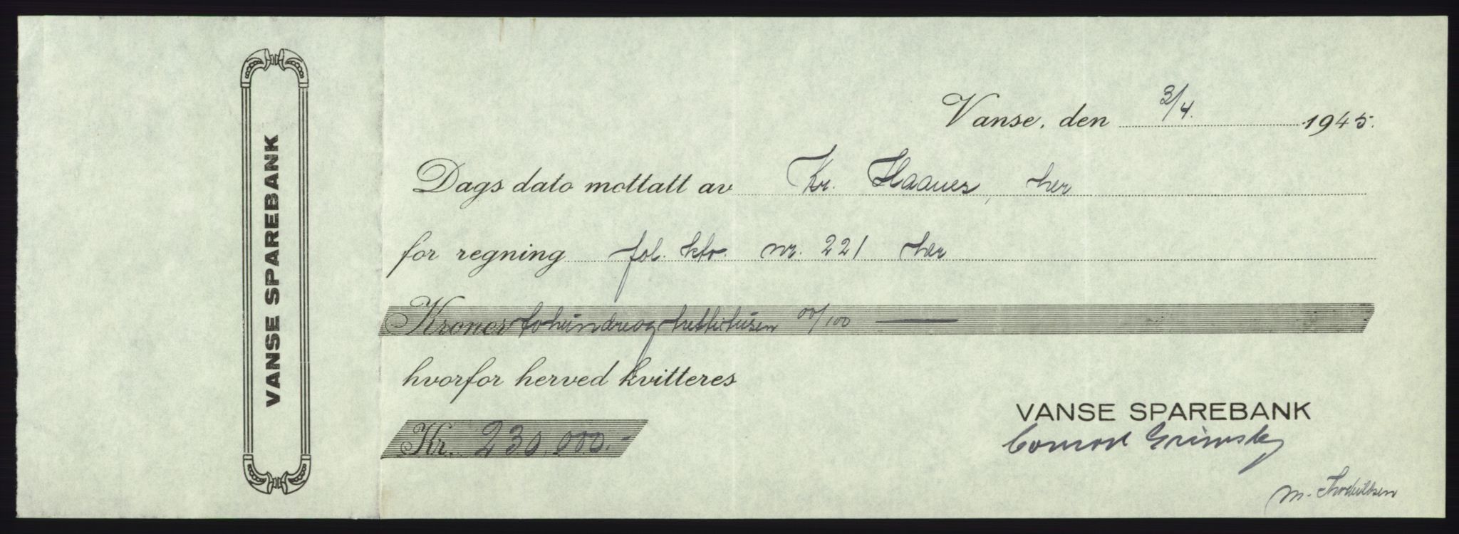 Forsvarsdepartementet, 10. kontor / Oppgjørskontoret, AV/RA-RAFA-1225/D/Db/L0180: Lista oppgjørskontor, 1942-1952, p. 115