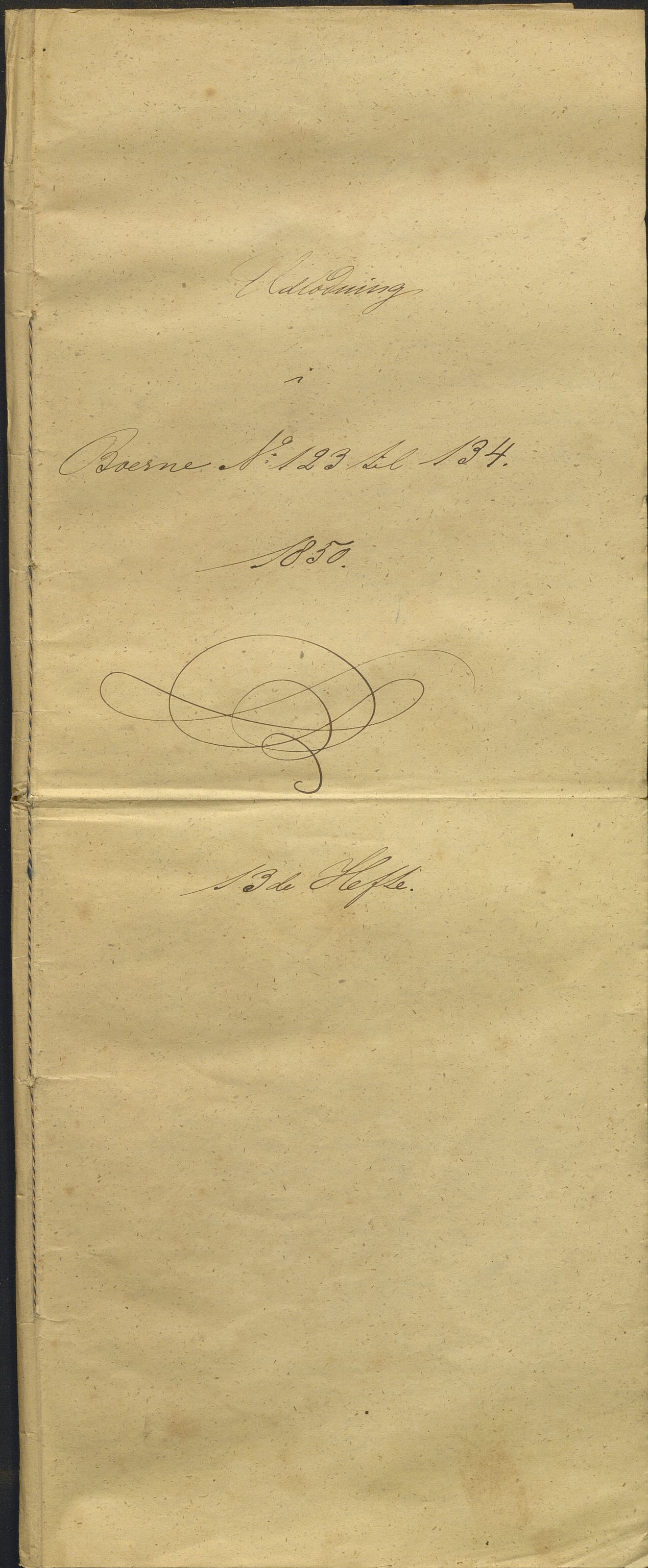 Nordhordland sorenskrivar, AV/SAB-A-2901/1/H/Hd/Hdb/L0001: Konsept til utlodningar, 1850-1852, p. 239