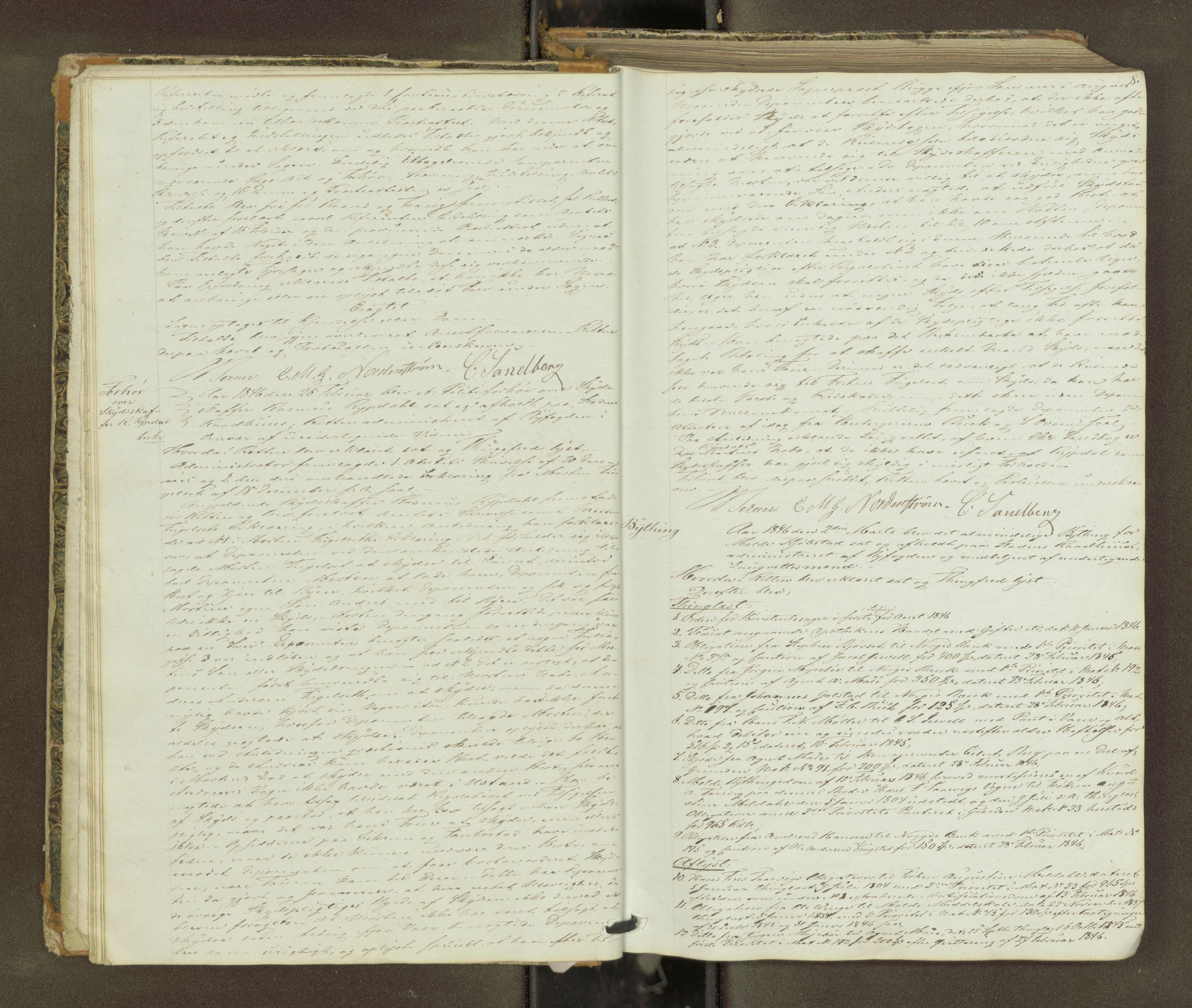 Molde byfogd, AV/SAT-A-0025/1/1A/L0005: Justisprotokoll, 1846-1849, p. 7b-8a