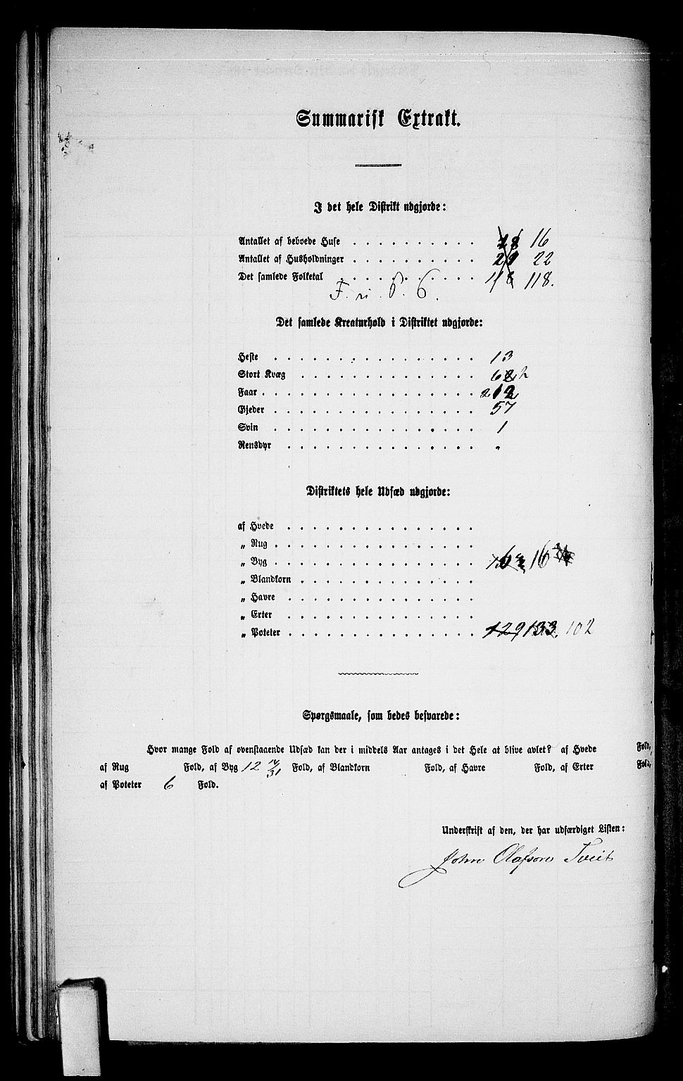 RA, 1865 census for Nissedal, 1865, p. 58