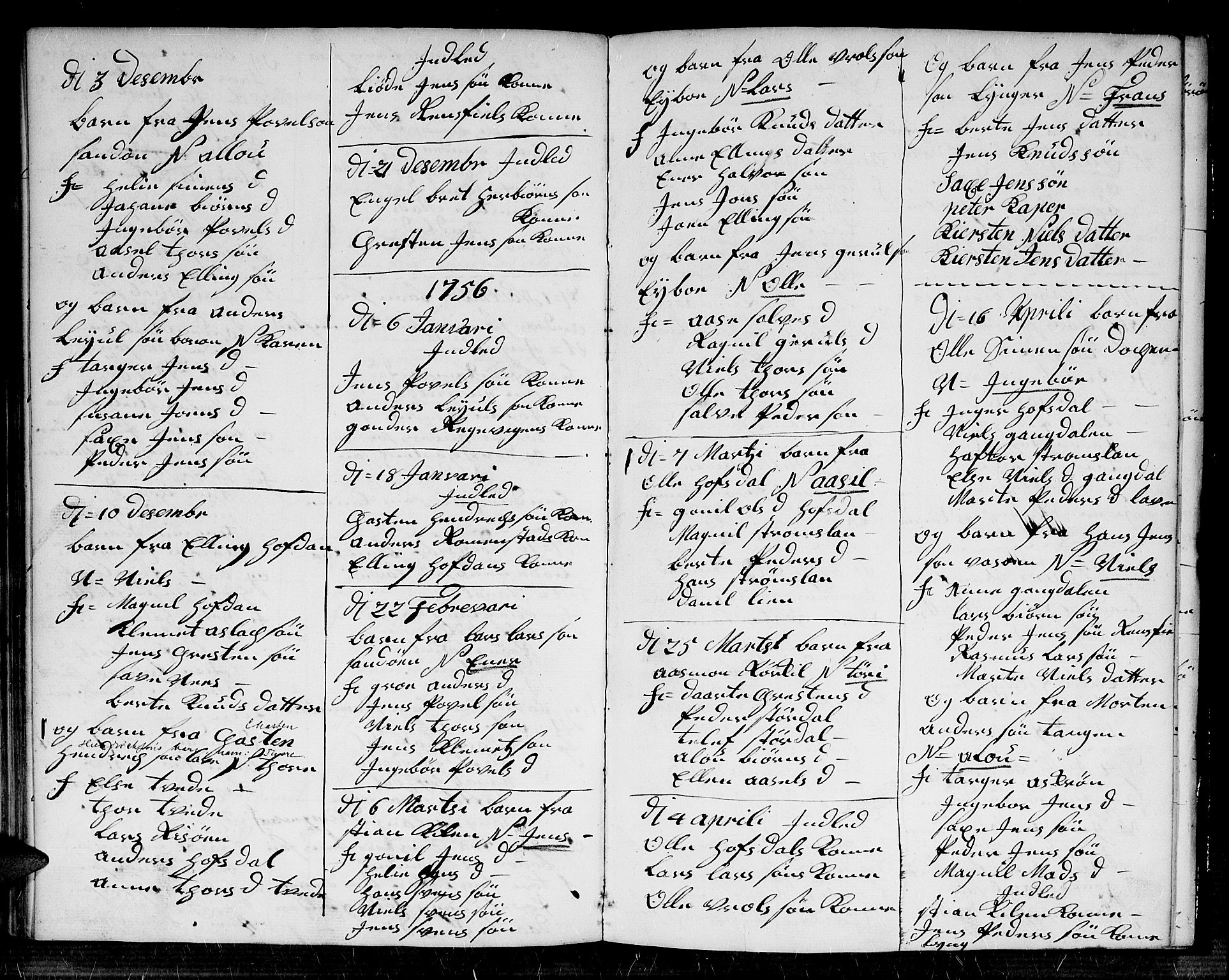 Dypvåg sokneprestkontor, SAK/1111-0007/F/Fb/Fba/L0006: Parish register (copy) no. B 6, 1746-1762, p. 60