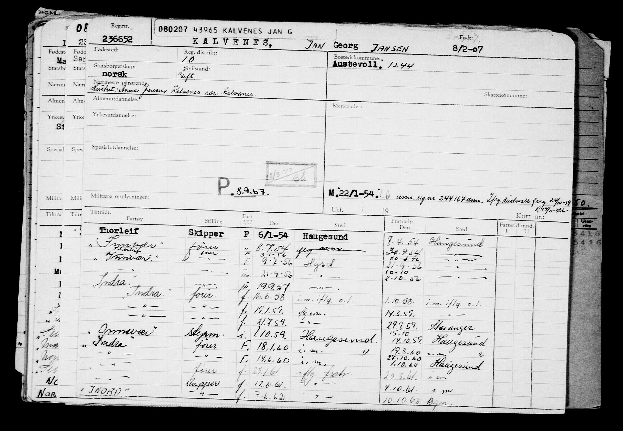 Direktoratet for sjømenn, AV/RA-S-3545/G/Gb/L0069: Hovedkort, 1907, p. 479