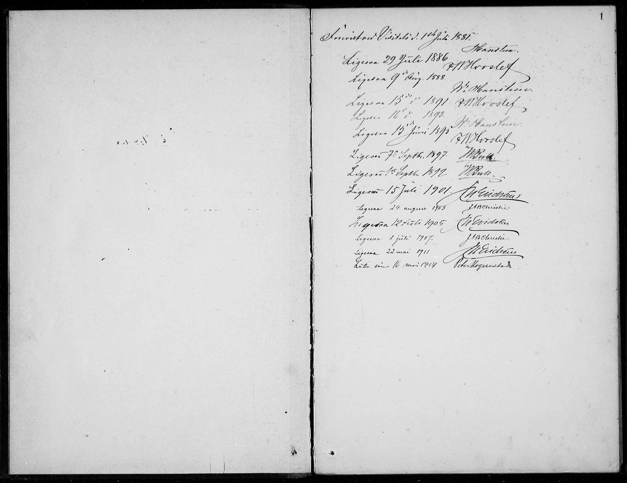 Ullensvang sokneprestembete, SAB/A-78701/H/Haa: Parish register (official) no. E  2, 1880-1914, p. 1