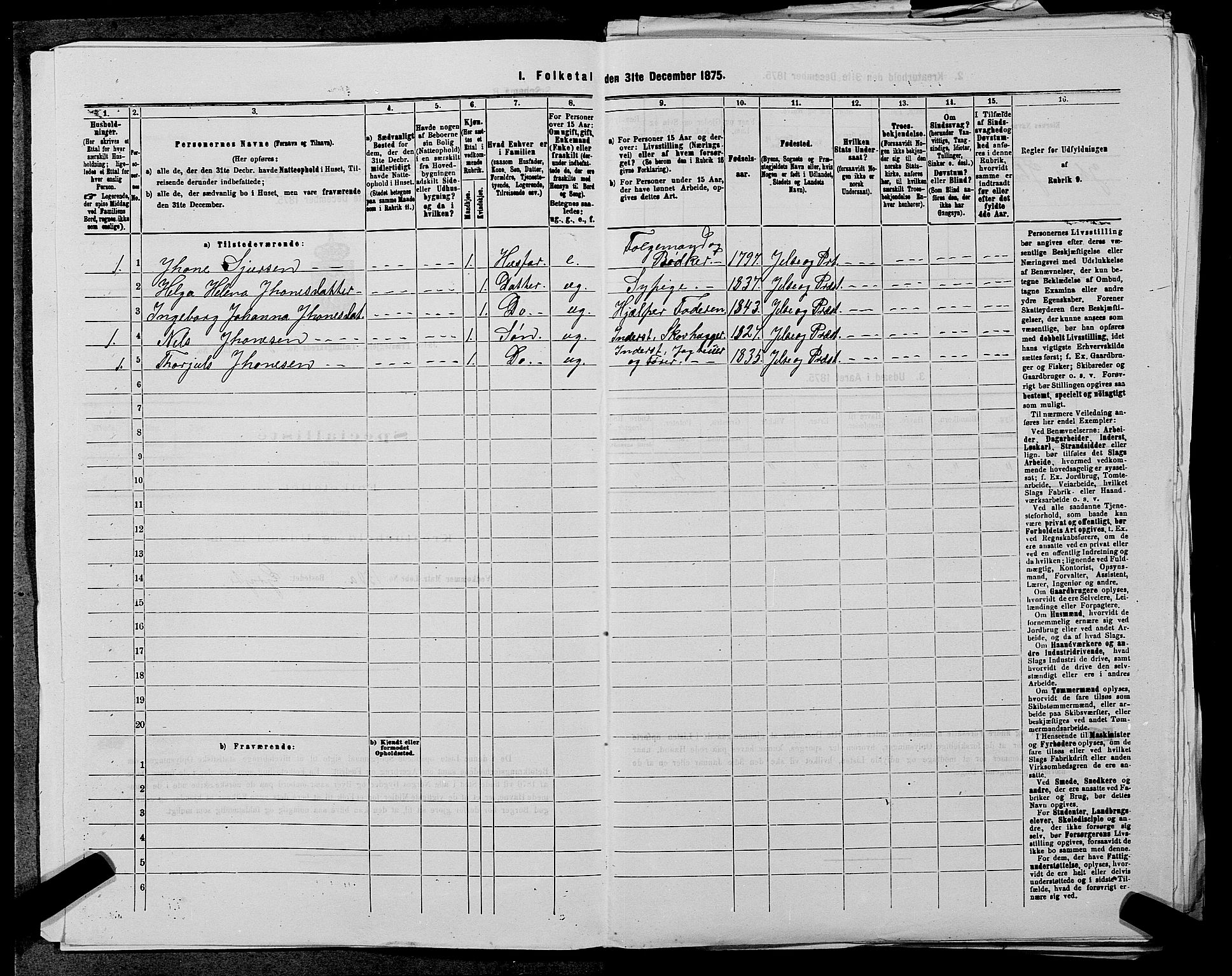 SAST, 1875 census for 1138P Jelsa, 1875, p. 676