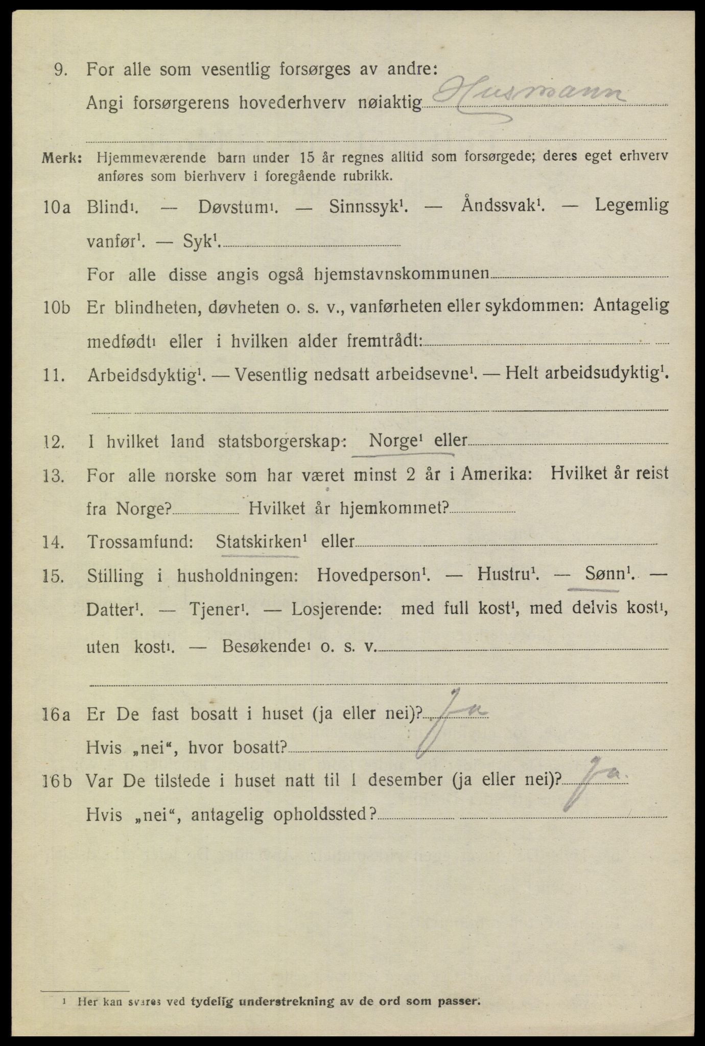 SAO, 1920 census for Høland, 1920, p. 5814