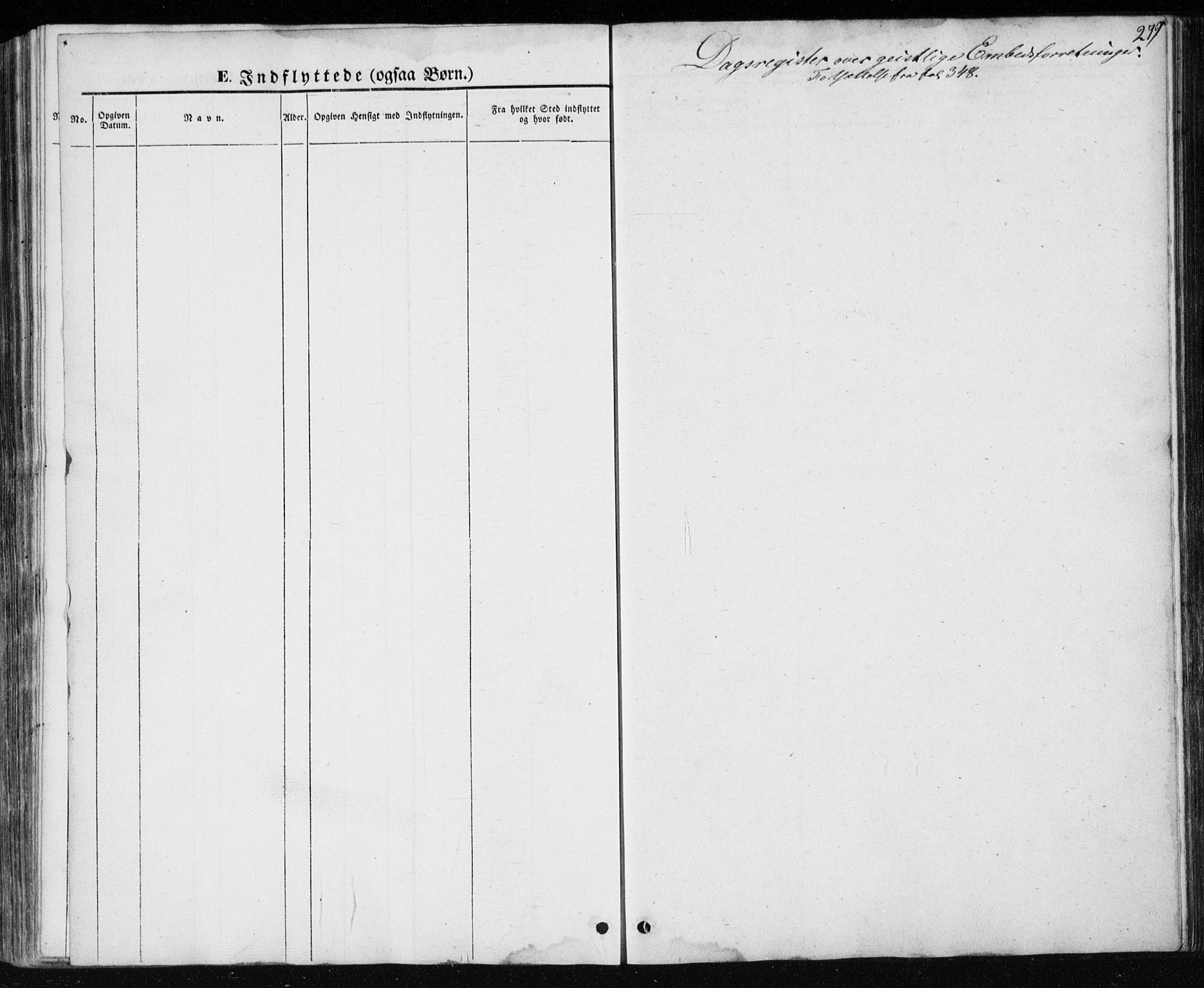Klepp sokneprestkontor, SAST/A-101803/001/3/30BA/L0004: Parish register (official) no. A 4, 1842-1852, p. 279