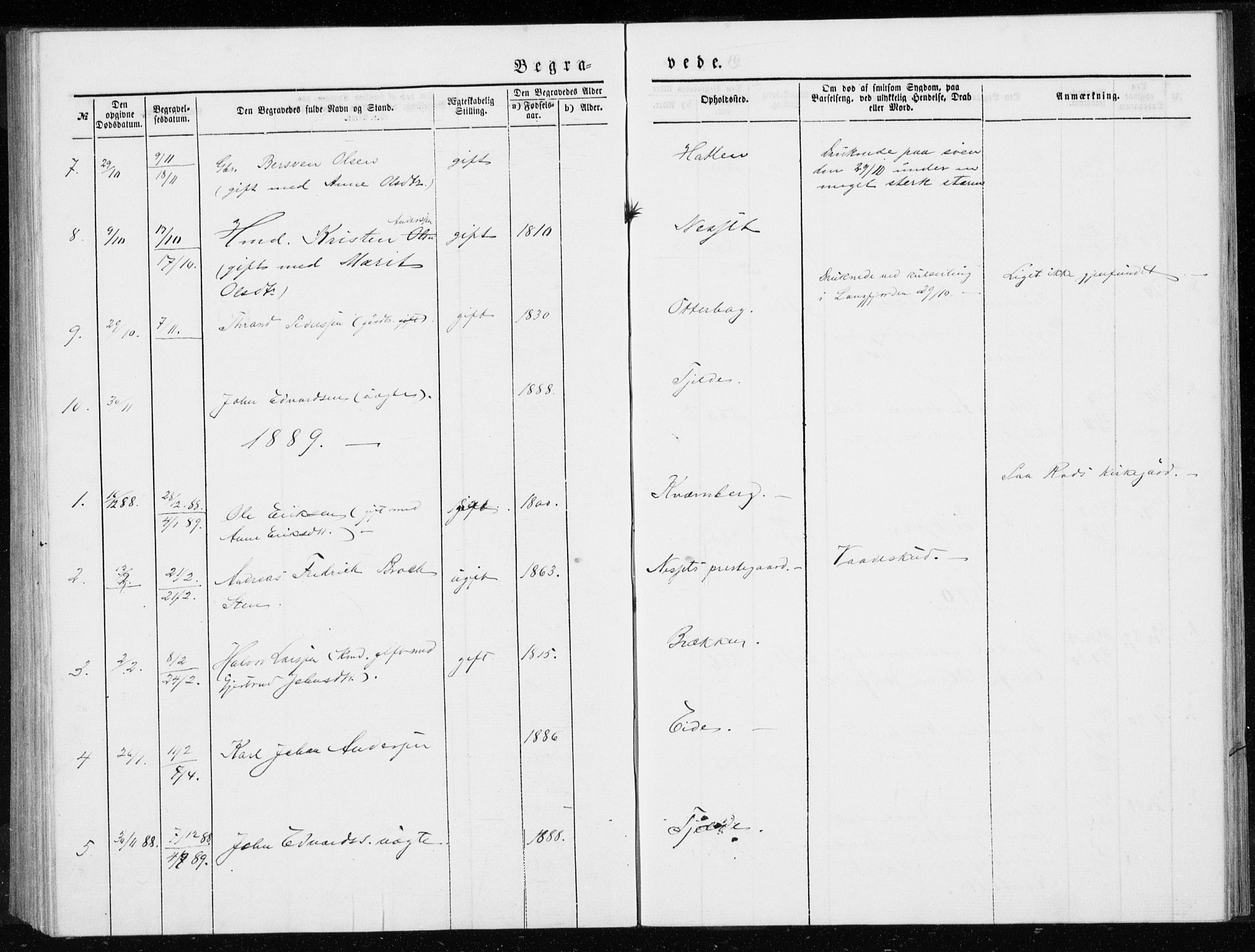 Ministerialprotokoller, klokkerbøker og fødselsregistre - Møre og Romsdal, SAT/A-1454/551/L0631: Parish register (copy) no. 551C03, 1886-1894