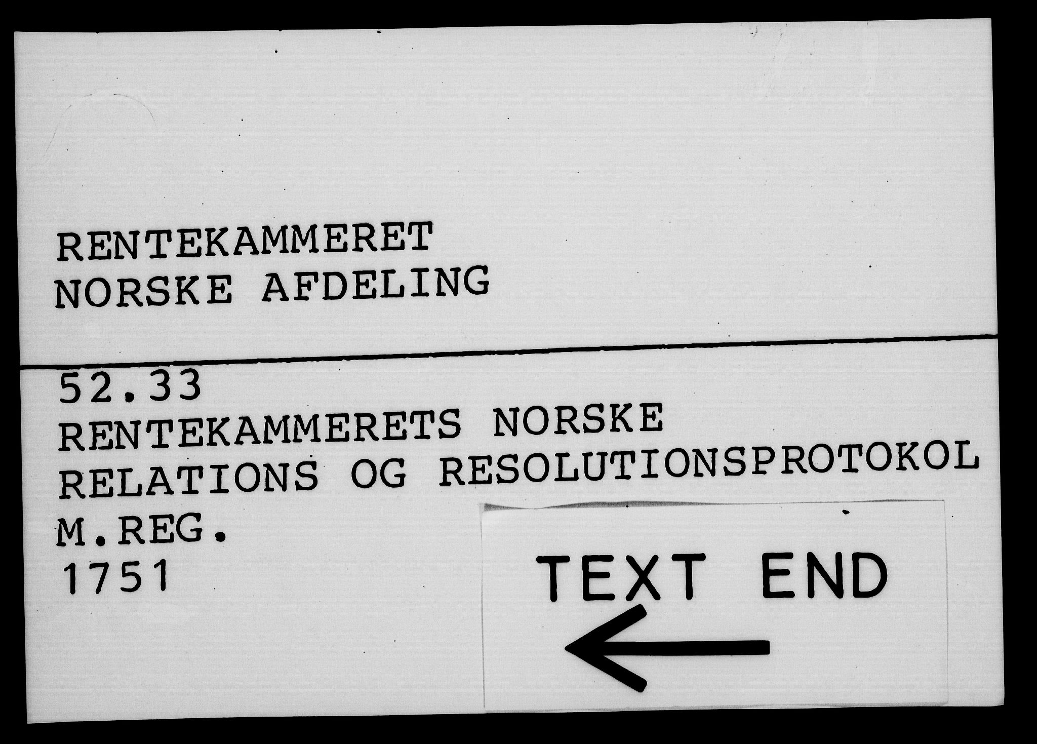 Rentekammeret, Kammerkanselliet, AV/RA-EA-3111/G/Gf/Gfa/L0033: Norsk relasjons- og resolusjonsprotokoll (merket RK 52.33), 1751, p. 585