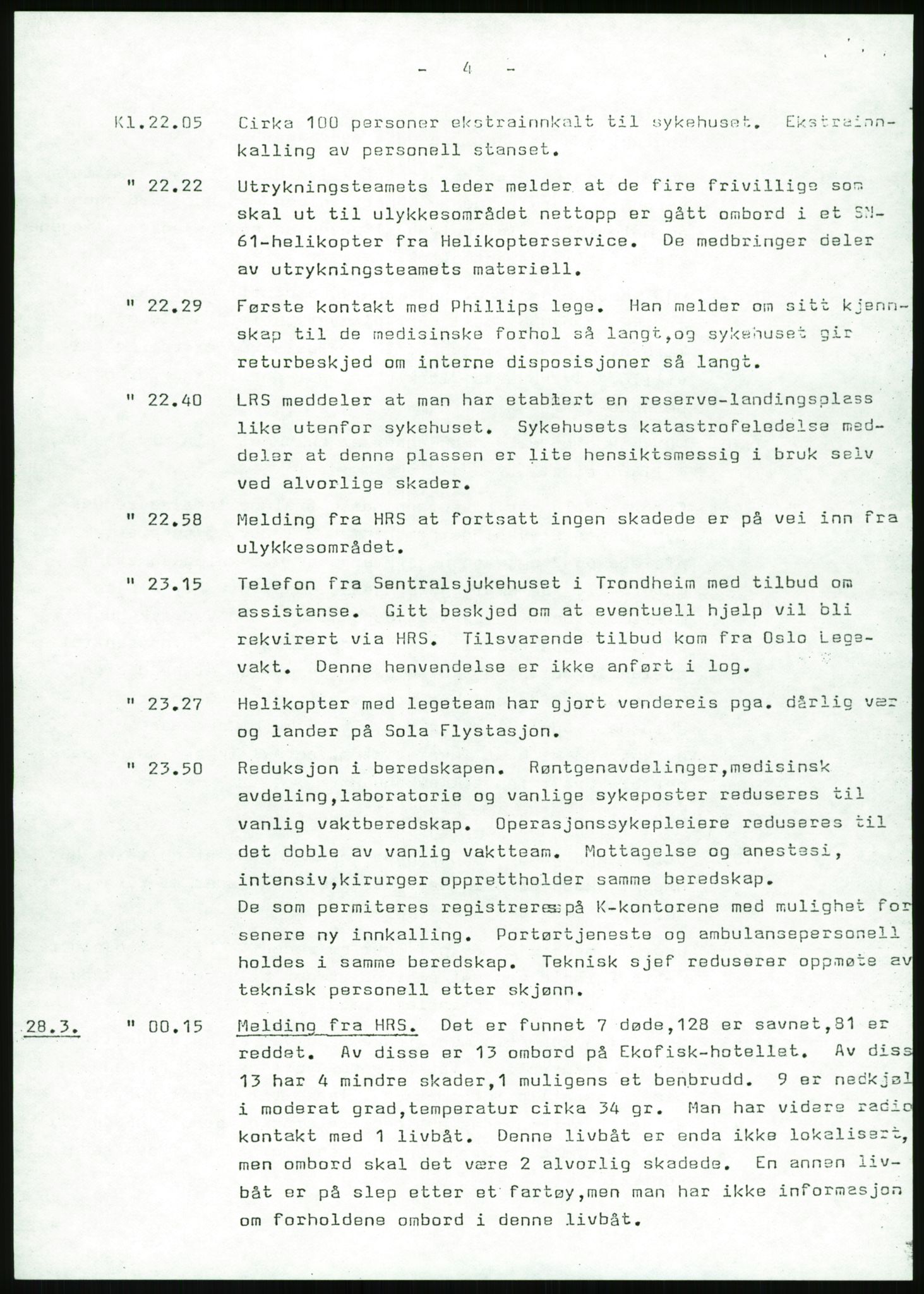 Justisdepartementet, Granskningskommisjonen ved Alexander Kielland-ulykken 27.3.1980, AV/RA-S-1165/D/L0017: P Hjelpefartøy (Doku.liste + P1-P6 av 6)/Q Hovedredningssentralen (Q0-Q27 av 27), 1980-1981, p. 320